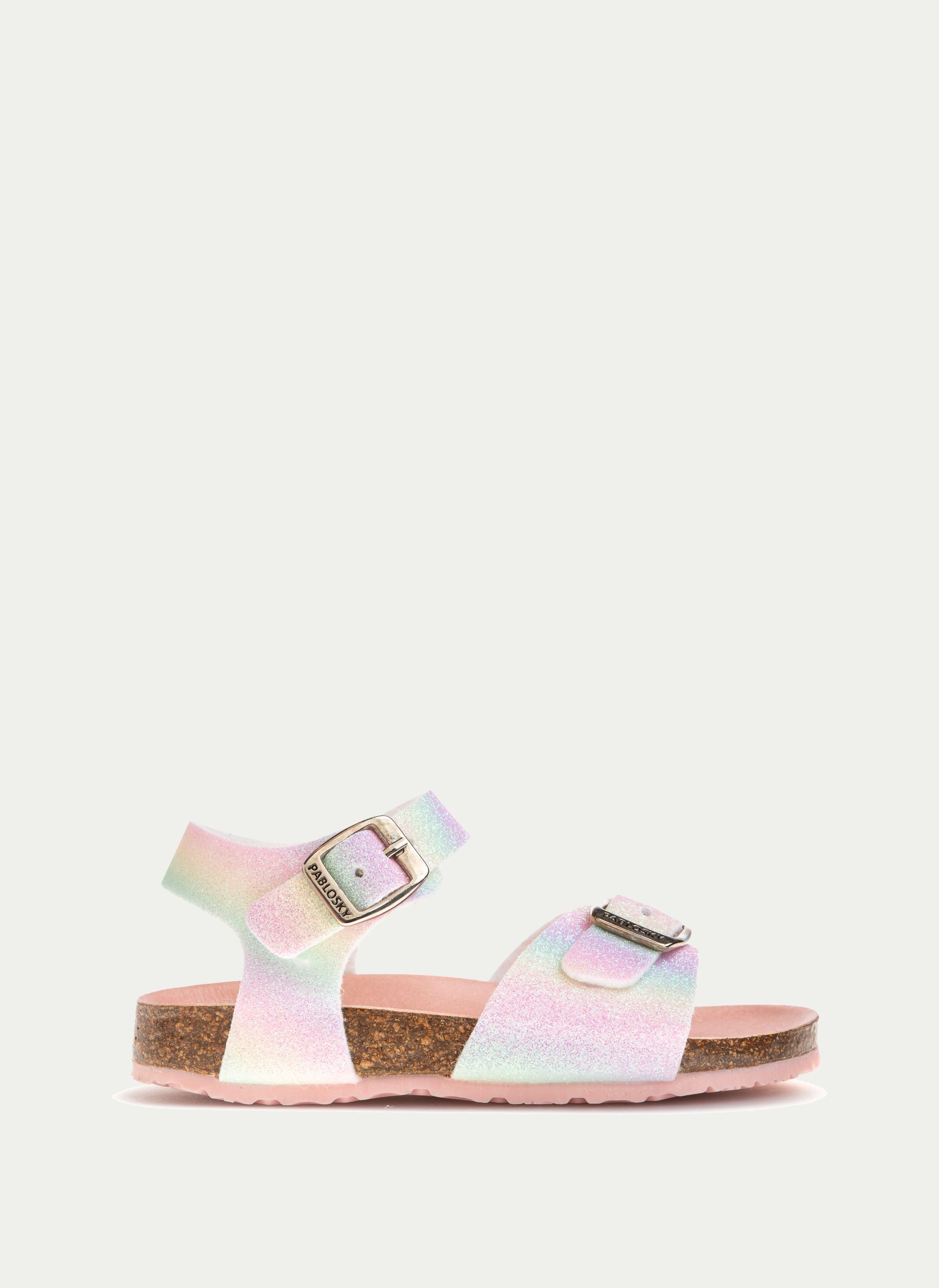 PABLOSKY ® Sandalia Junior Glitter-Rainbow Bio