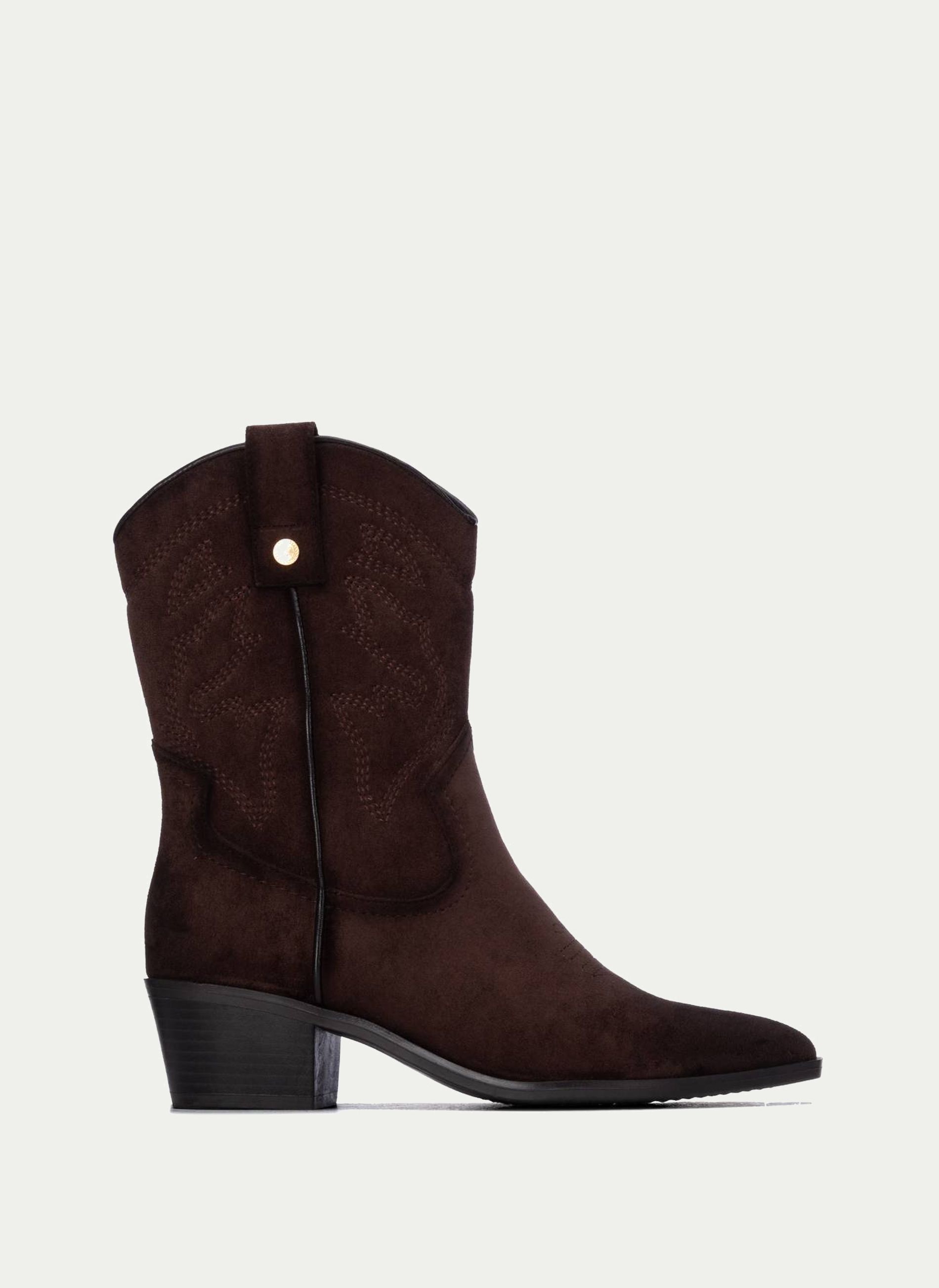 Xti ® Botin Tejano Antelina Tacon Medio Winter 2026