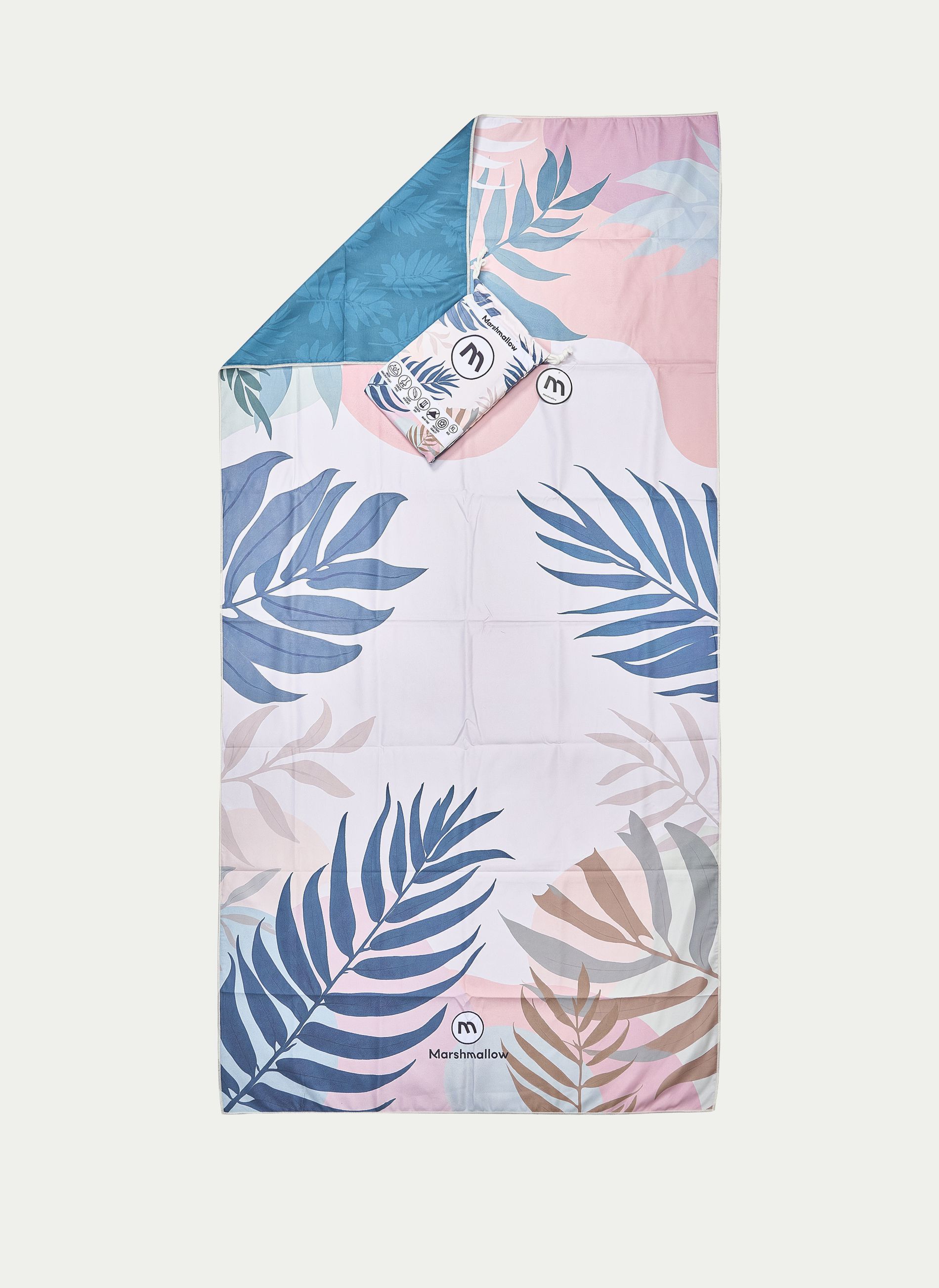 MARSHMALLOW ® Toalla MF  XL. Hojas Pastel