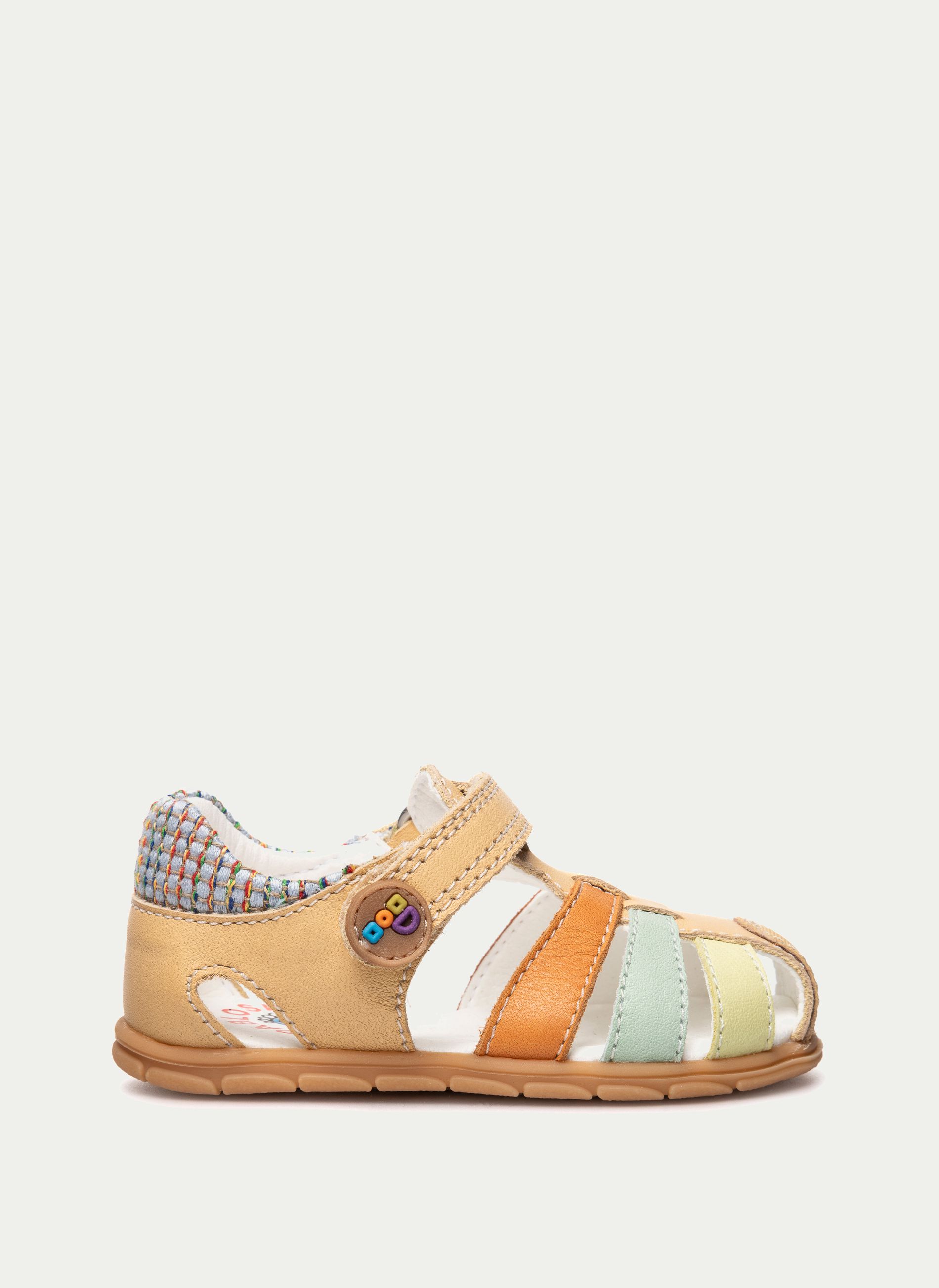 PABLOSKY ® Sandalia Abierta Peque Bandas Tricolor Zig