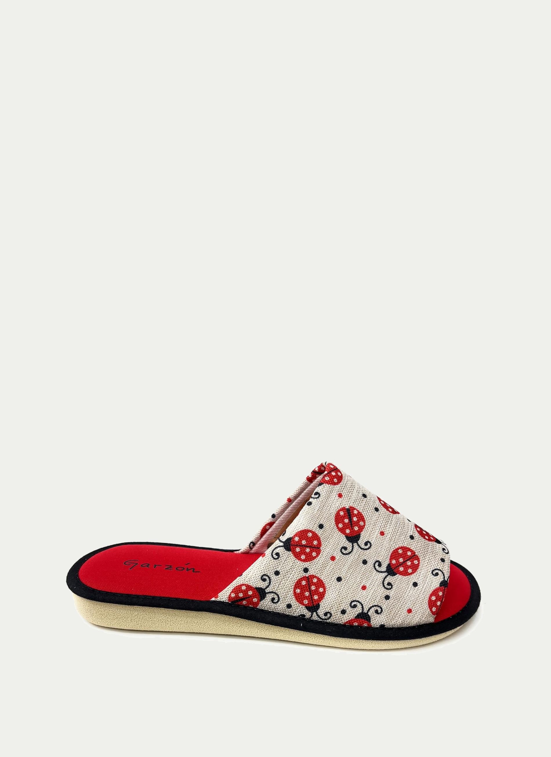 Garzón ® Zapatilla de Pala Mariquitas  Especial Parquet