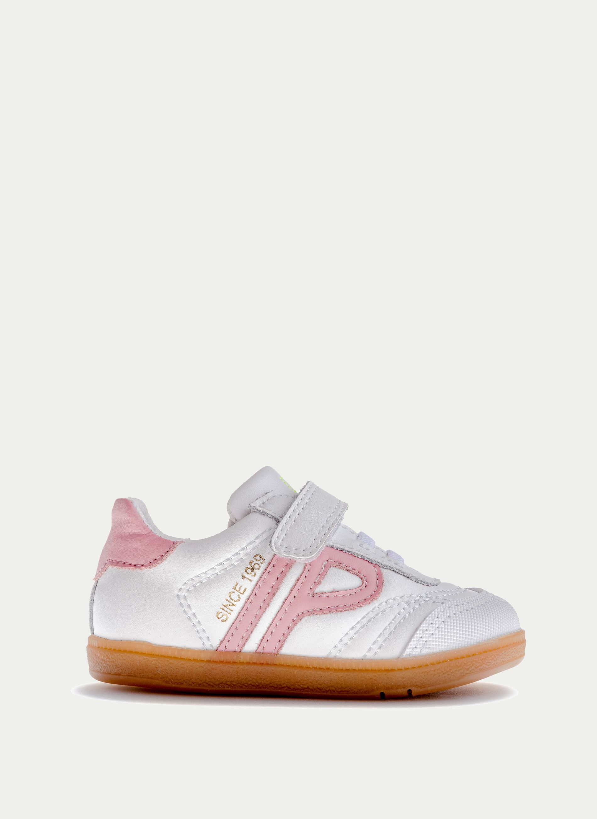 PABLOSKY ® Sneaker Peque Cordon+Tira Adherente Logo Doble 'P' Sax