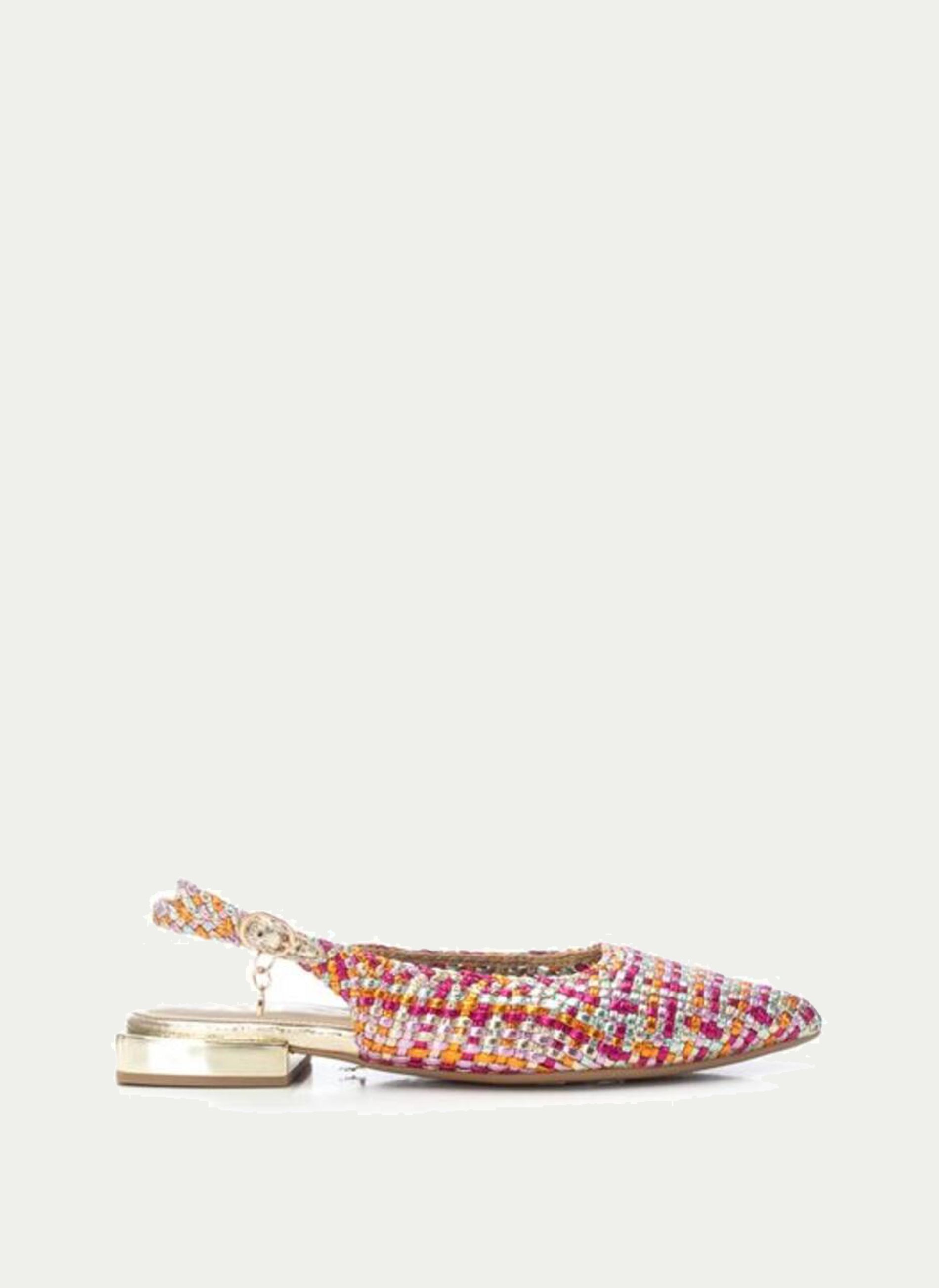 Xti ® Zapato Abierto Atrás Trenzado Metalizado