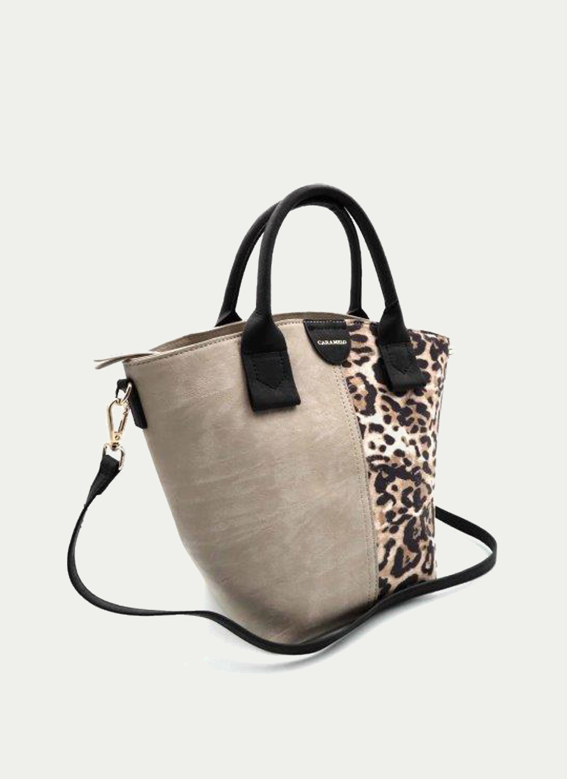CARAMELO ® Bolso Mano Animal Print 33 x 15 x 25