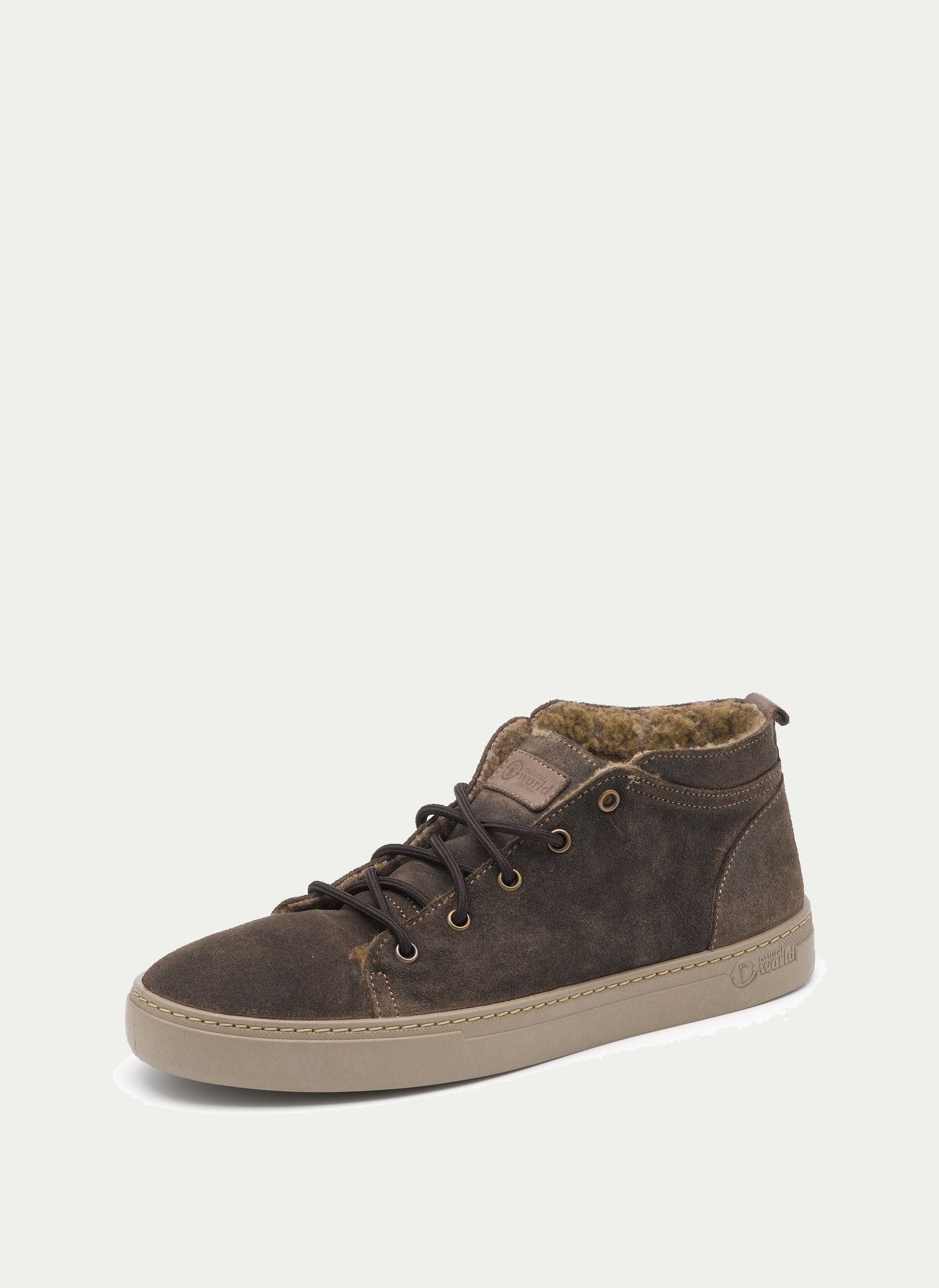 natural world eco friendly ® ADEL. Bota Media Suede Wool Tint.