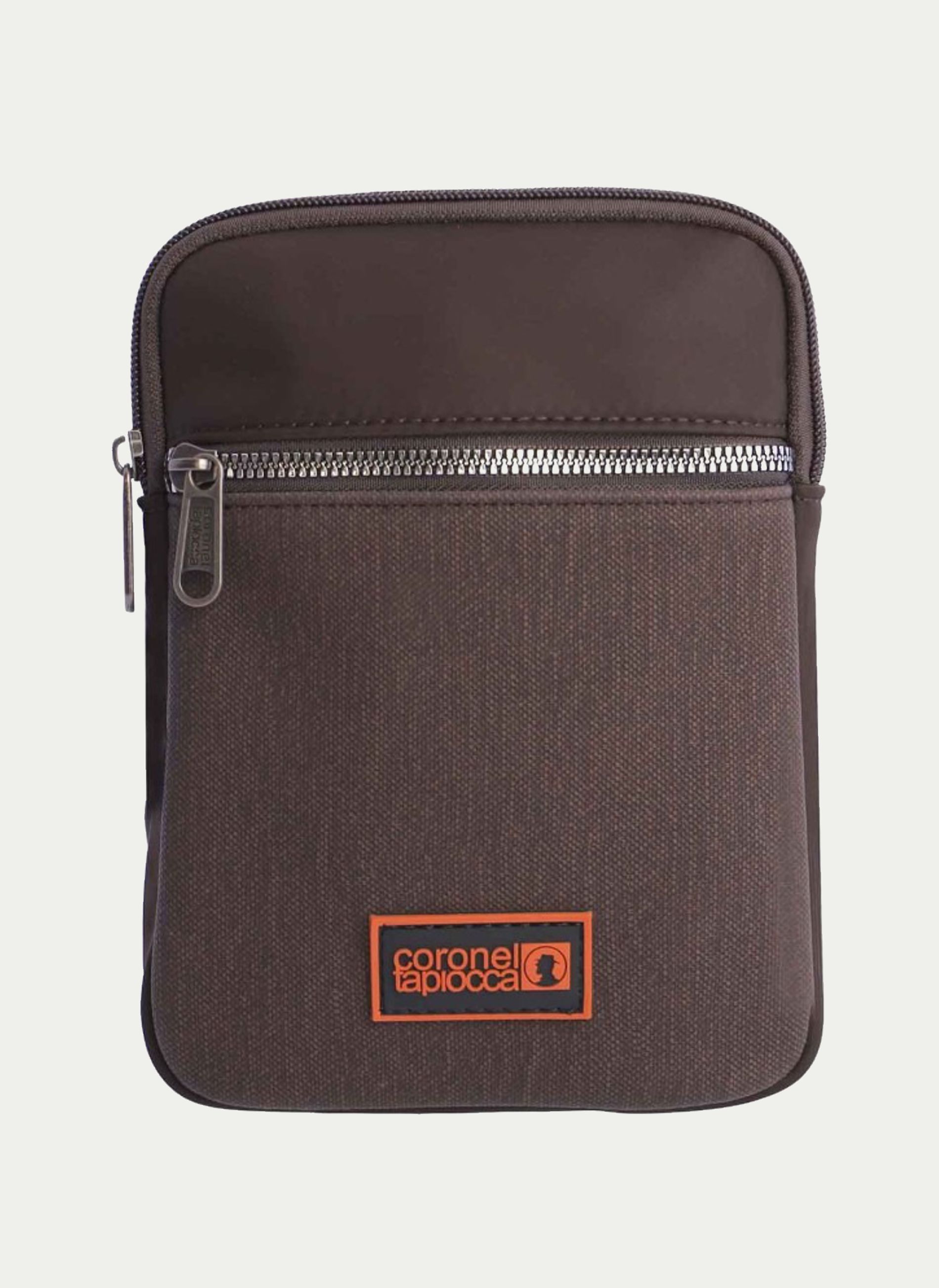 CORONEL TAPIOCCA ® Bandolera Plana Nylon Engomado Jonh 15x5x21