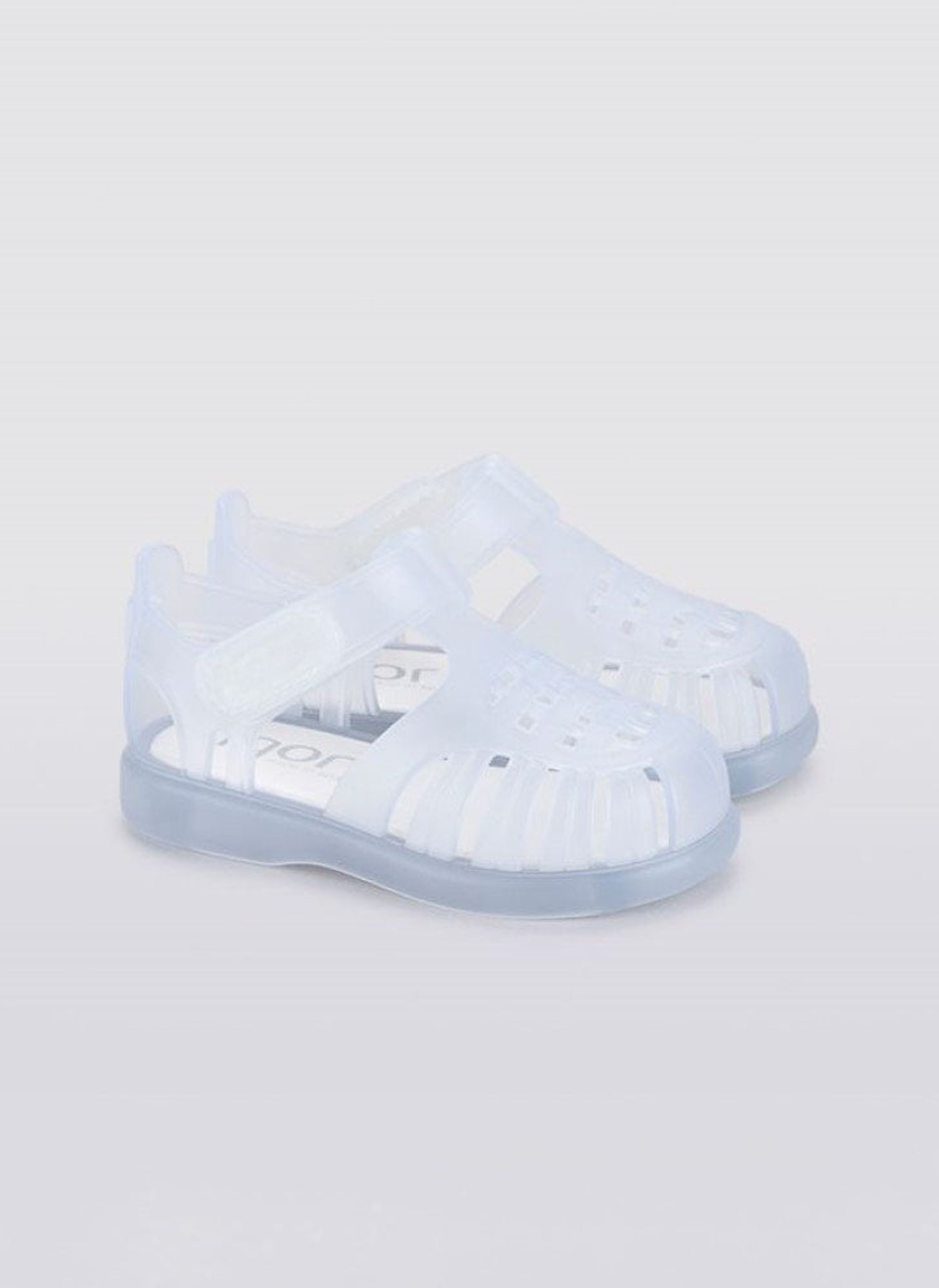 igor ® Cangrejera TOBBY VELCRO.Traslucido Peque