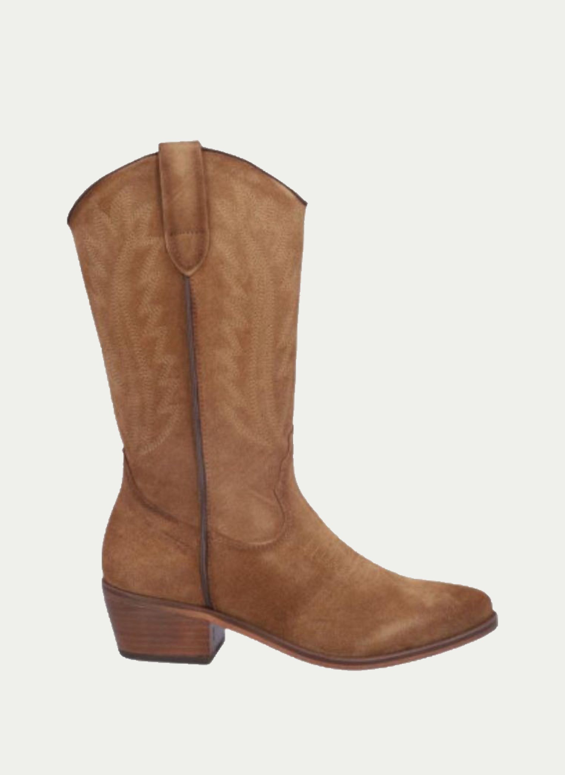 BONAVENTURE ® Bota Tejana Tacón Bajo