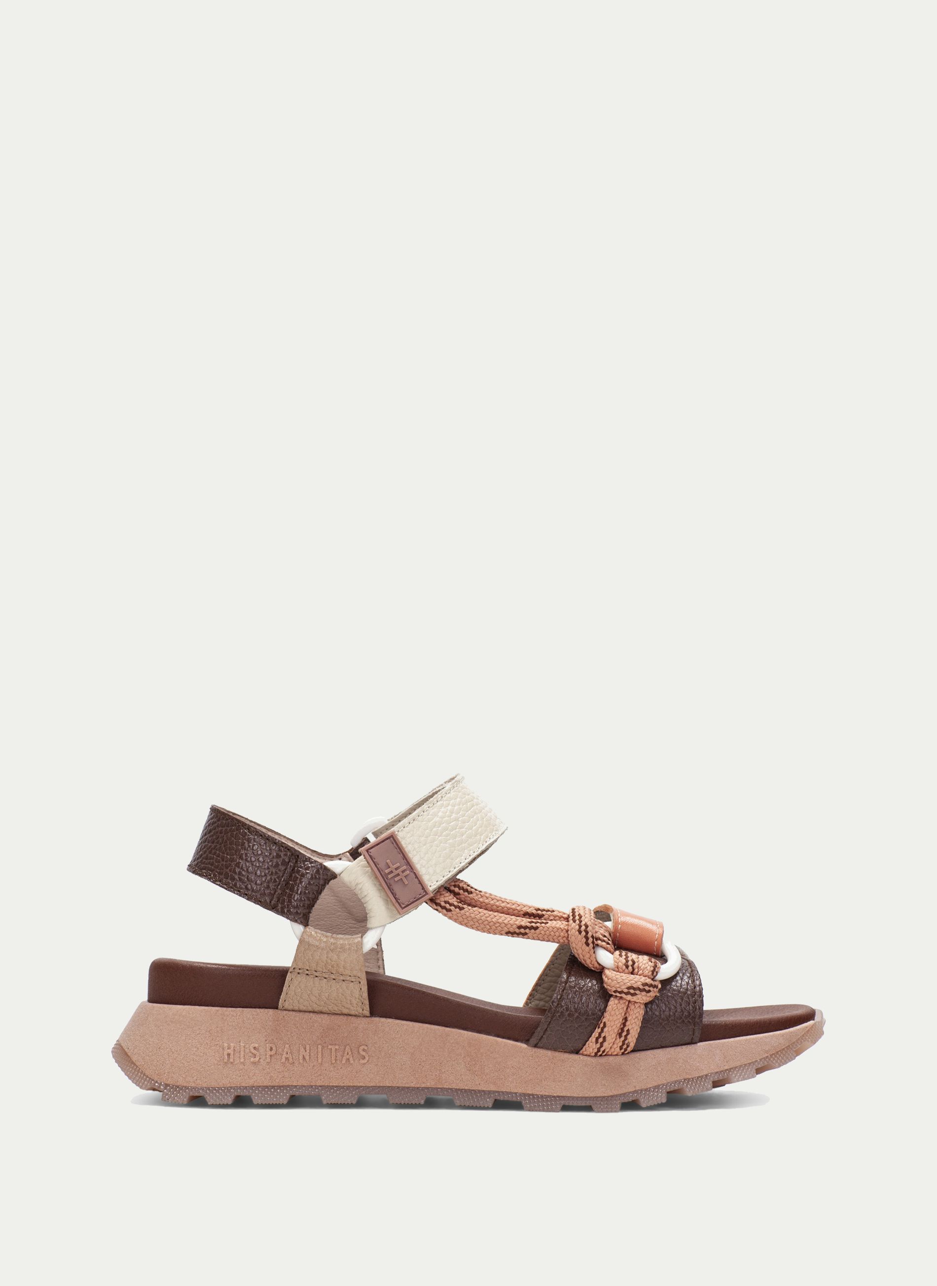 HISPANITAS ® Sandalia Panama Pita Ambar