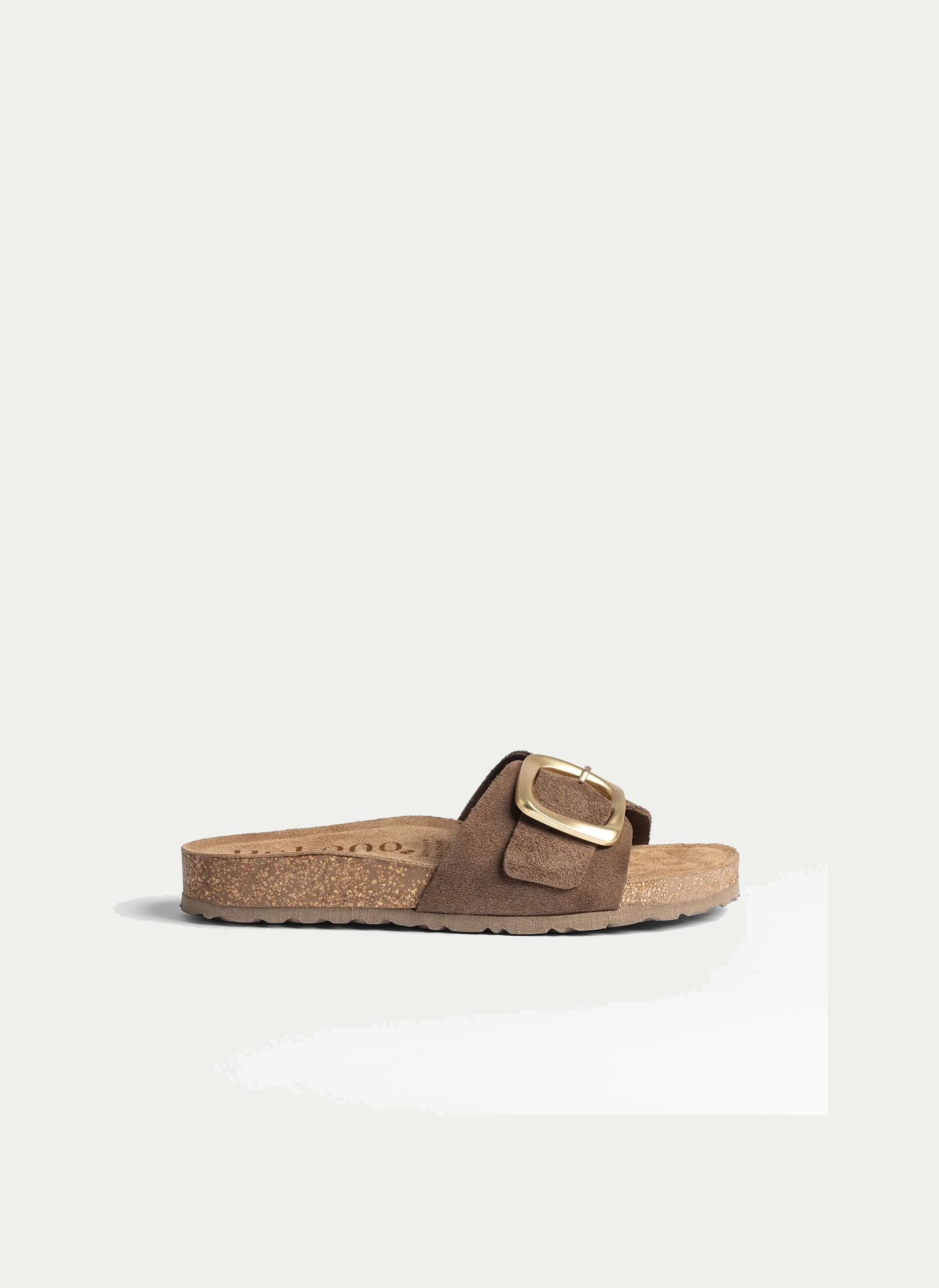 YOKONO ® JERBA-114. Zueco Pala Serraje Hebilla