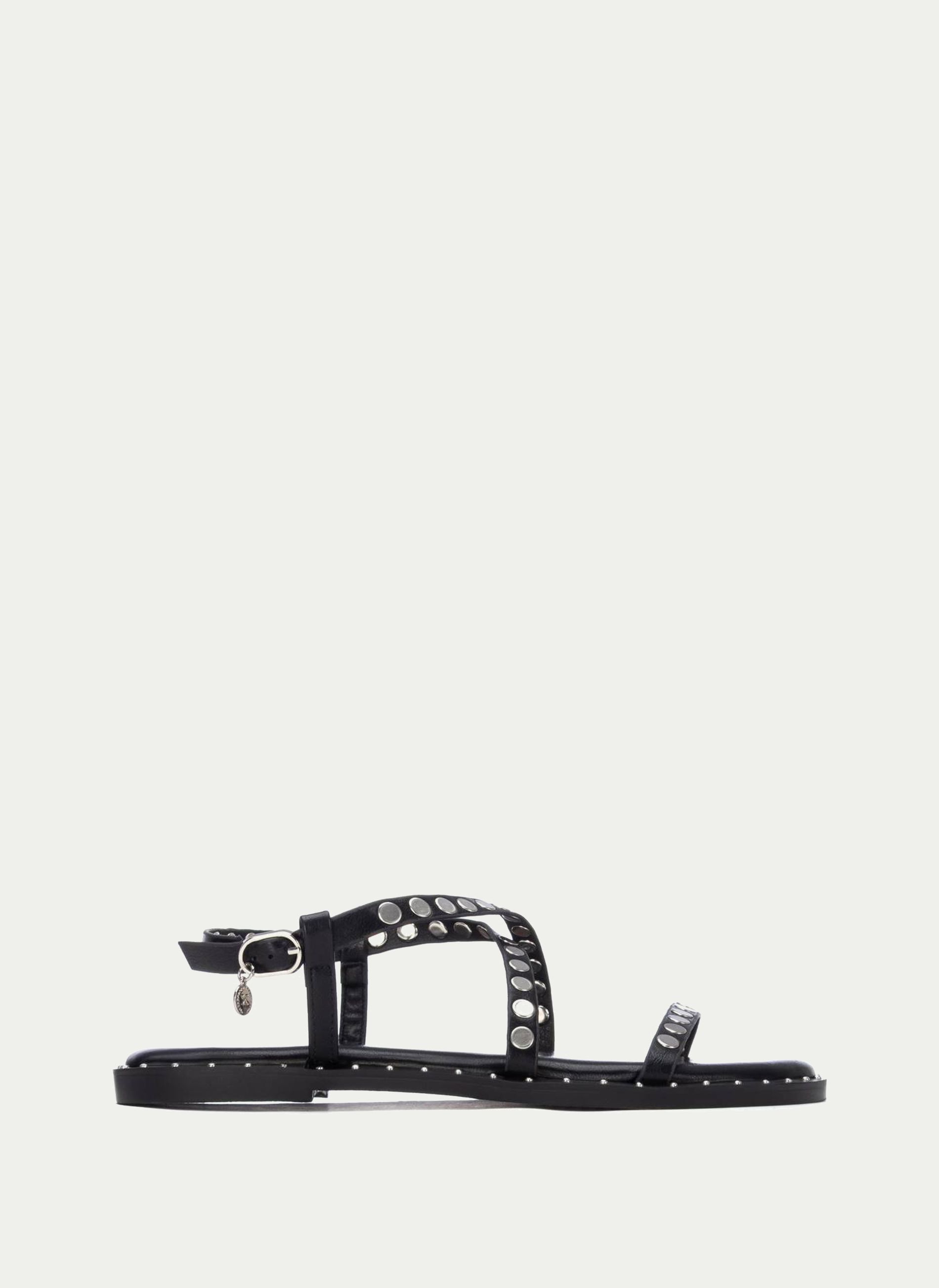 Xti ® Sandalia Cruzada con Tachas T.Plano