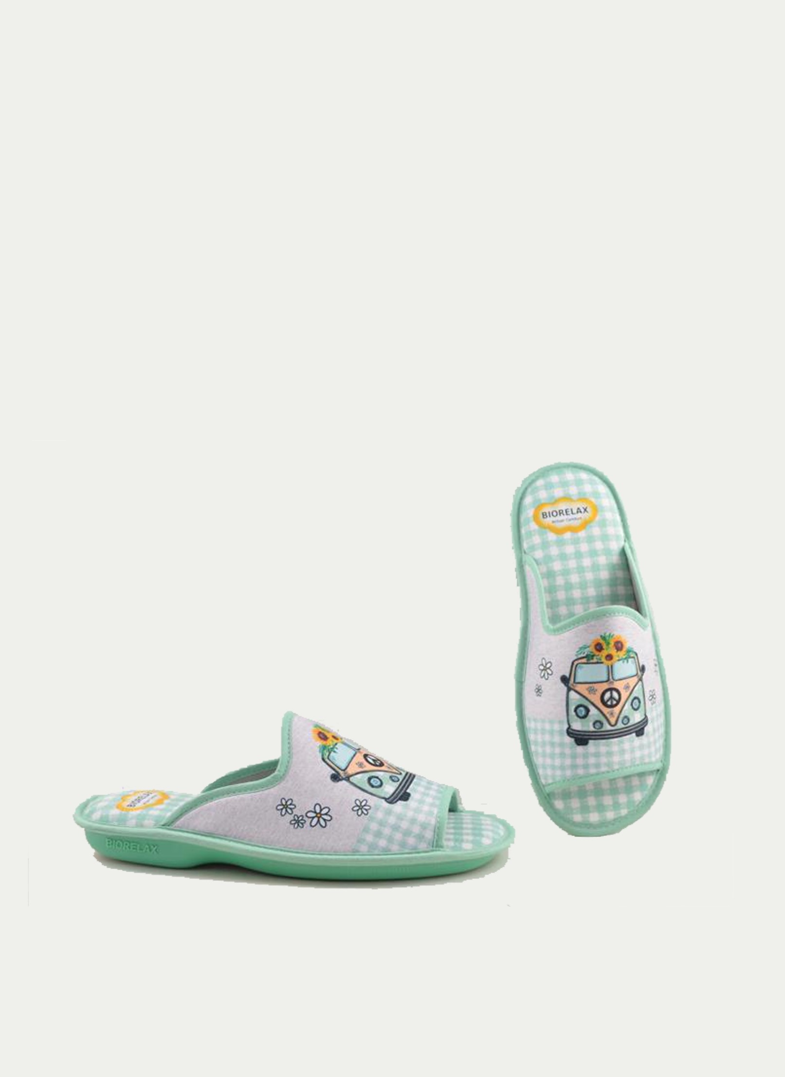 BIORELAX ® Zapatilla de Pala Caravana - Cuadros BR