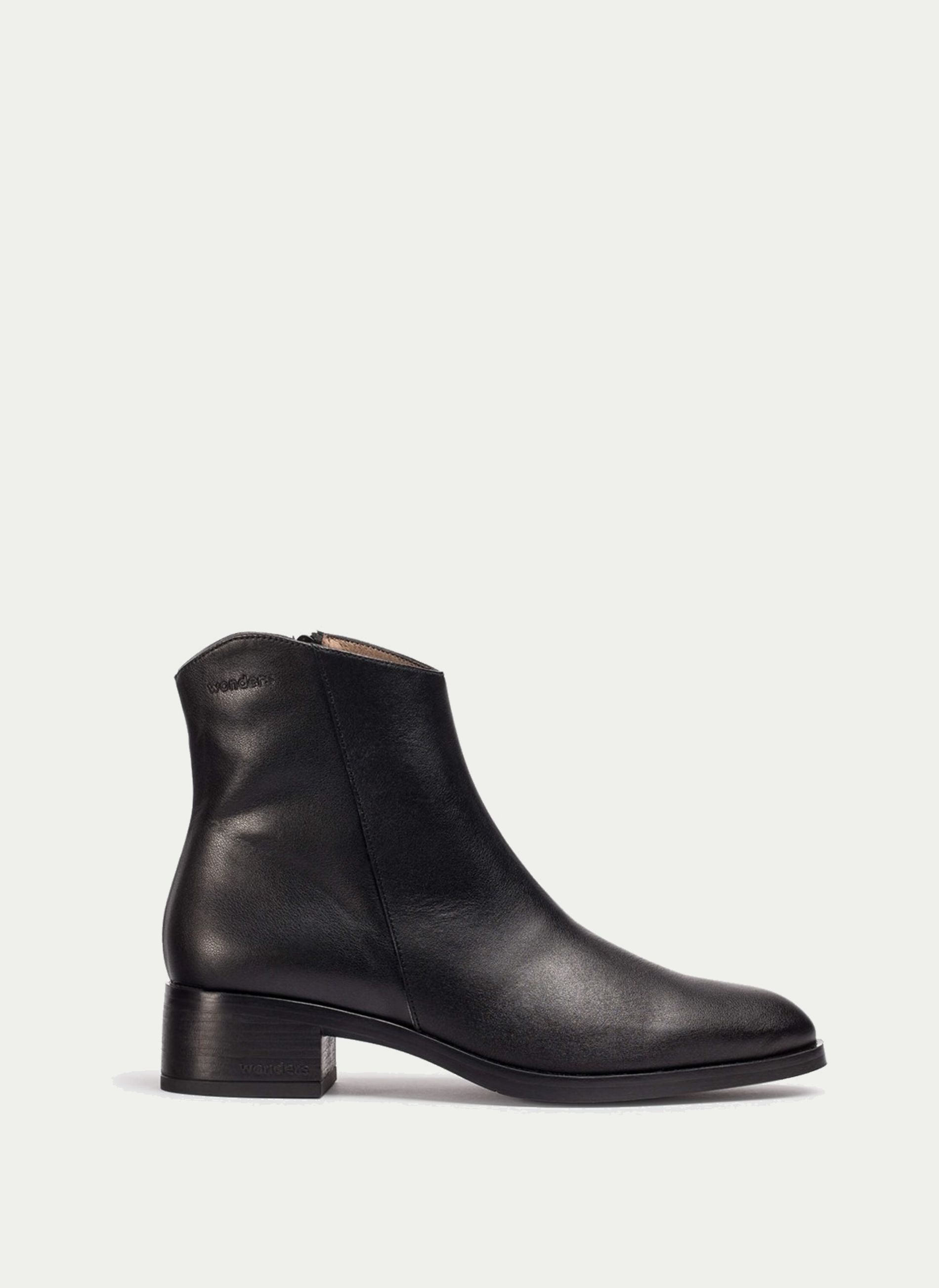 wonders ® BONJOUR 01. Botin Liso Tacón Bajo