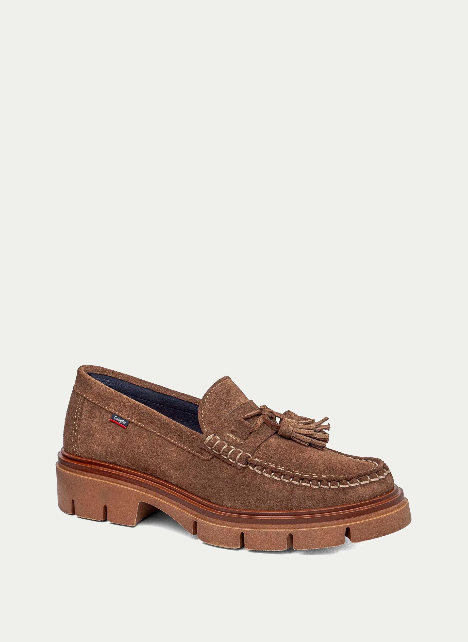 Callaghan ® Mocasín Ante Tuna Borlas Saten