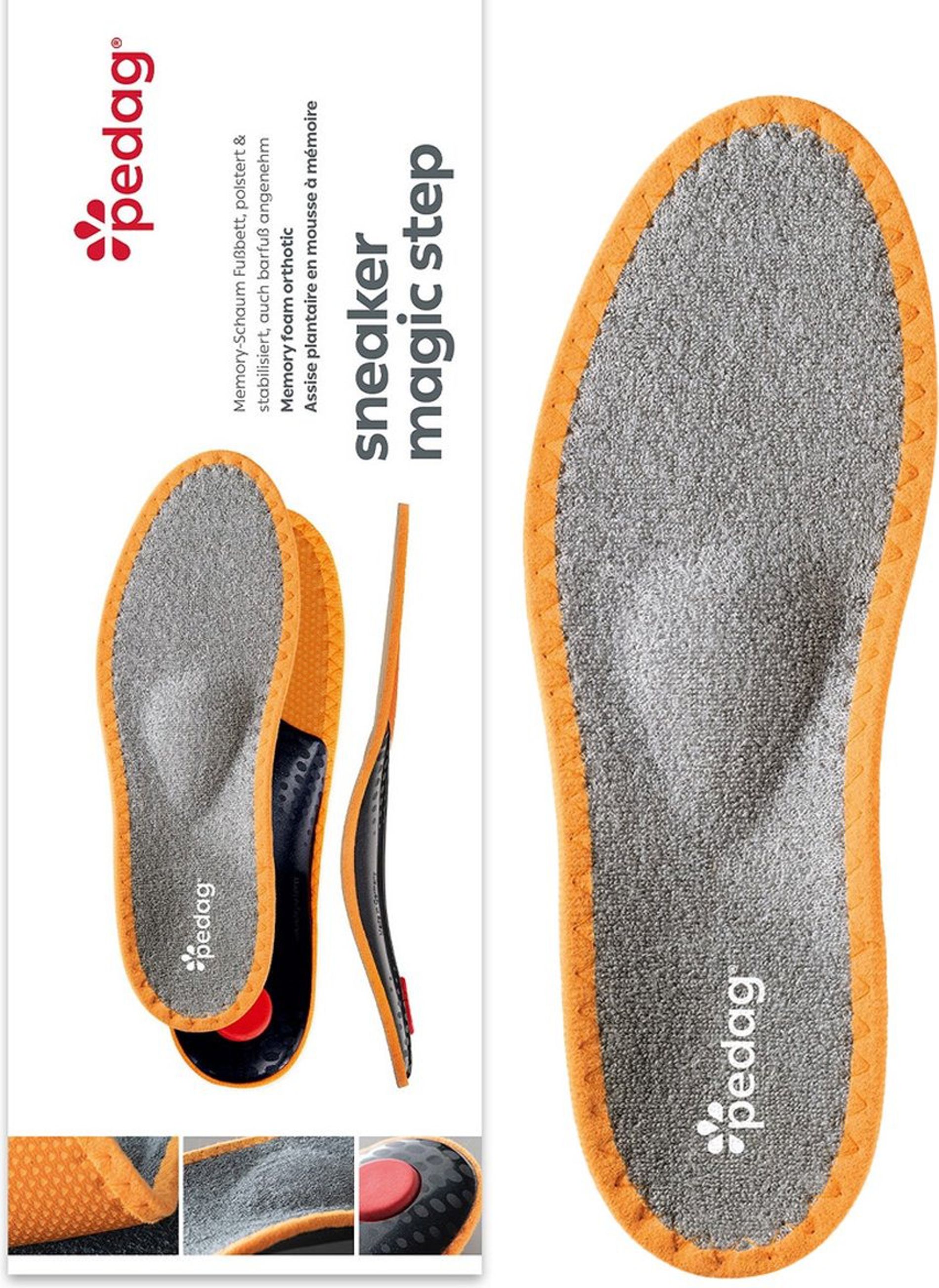 pedag ® SNEAKER MAGIC STEP. Memory foam arthotic
