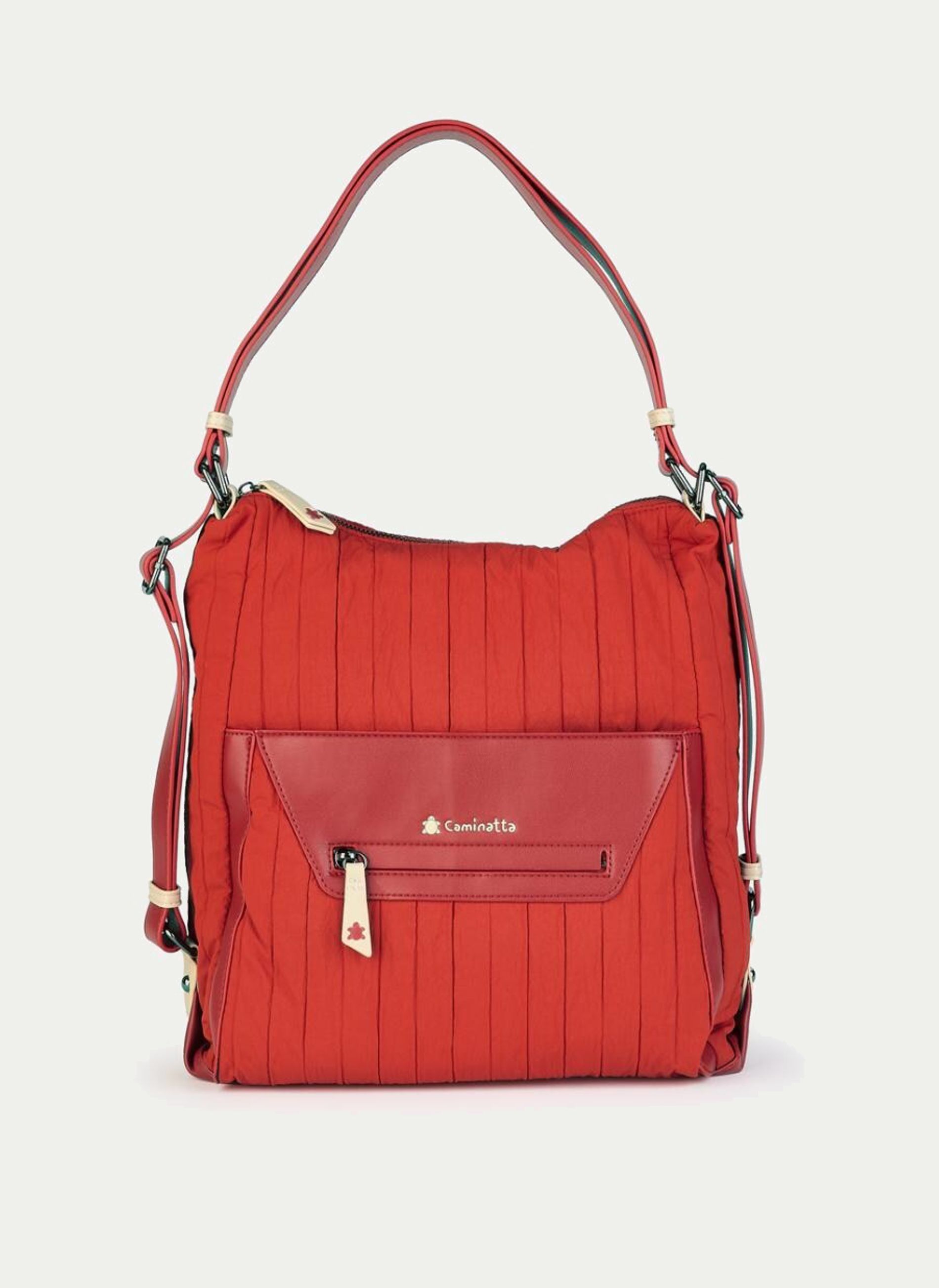 Caminatta ® AMALFI. Bolso Mochila Plisado