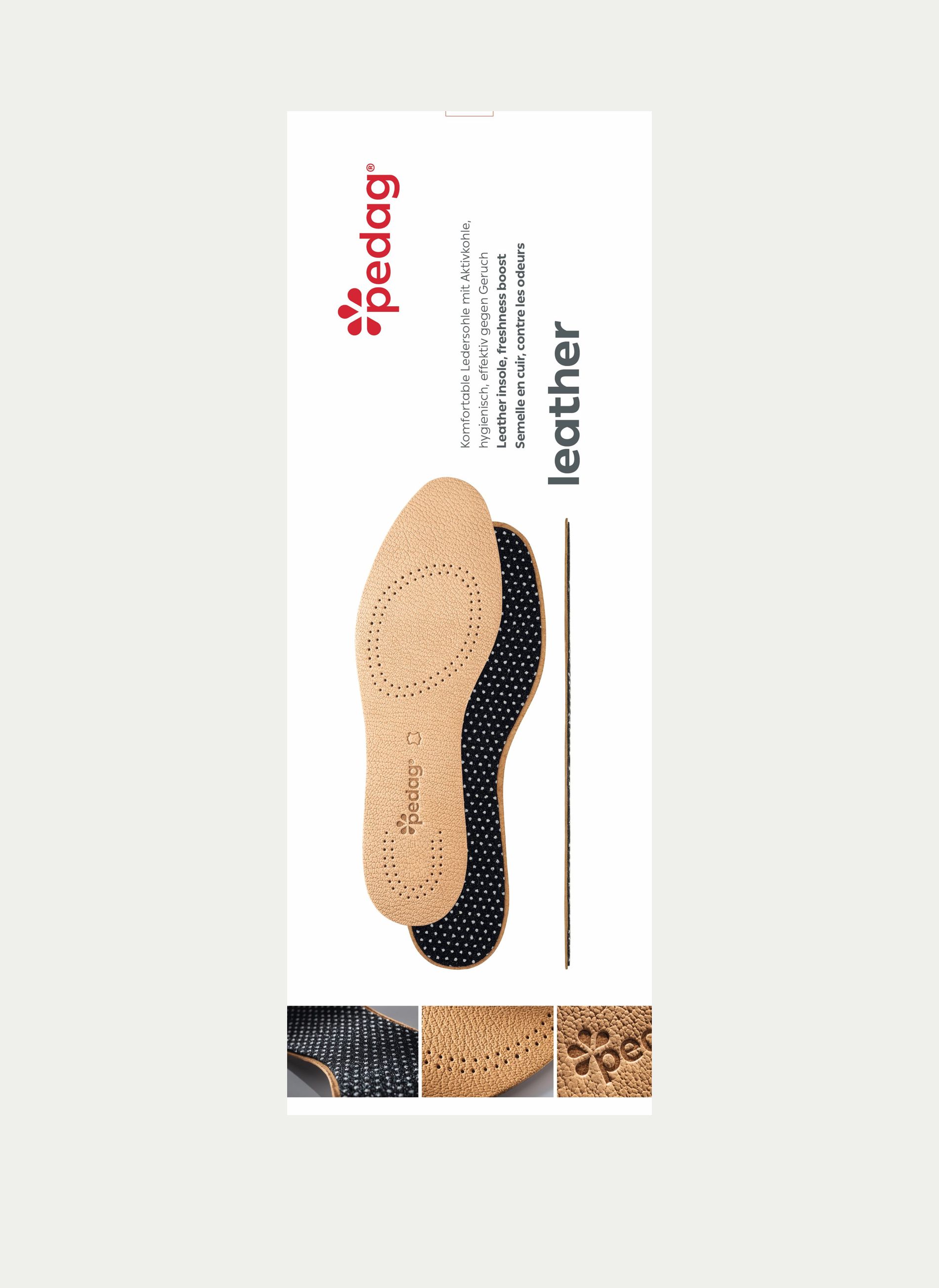 pedag ® LEATHER. Plantilla de Piel y Odor Stop