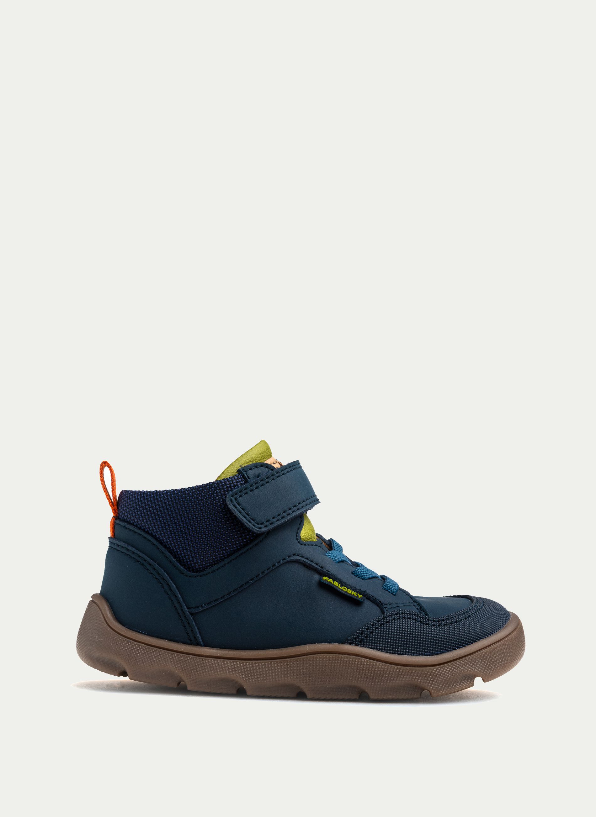 PABLOSKY ® Bota Junior Nobuck Tech Cordón y Tira Adherente Zero