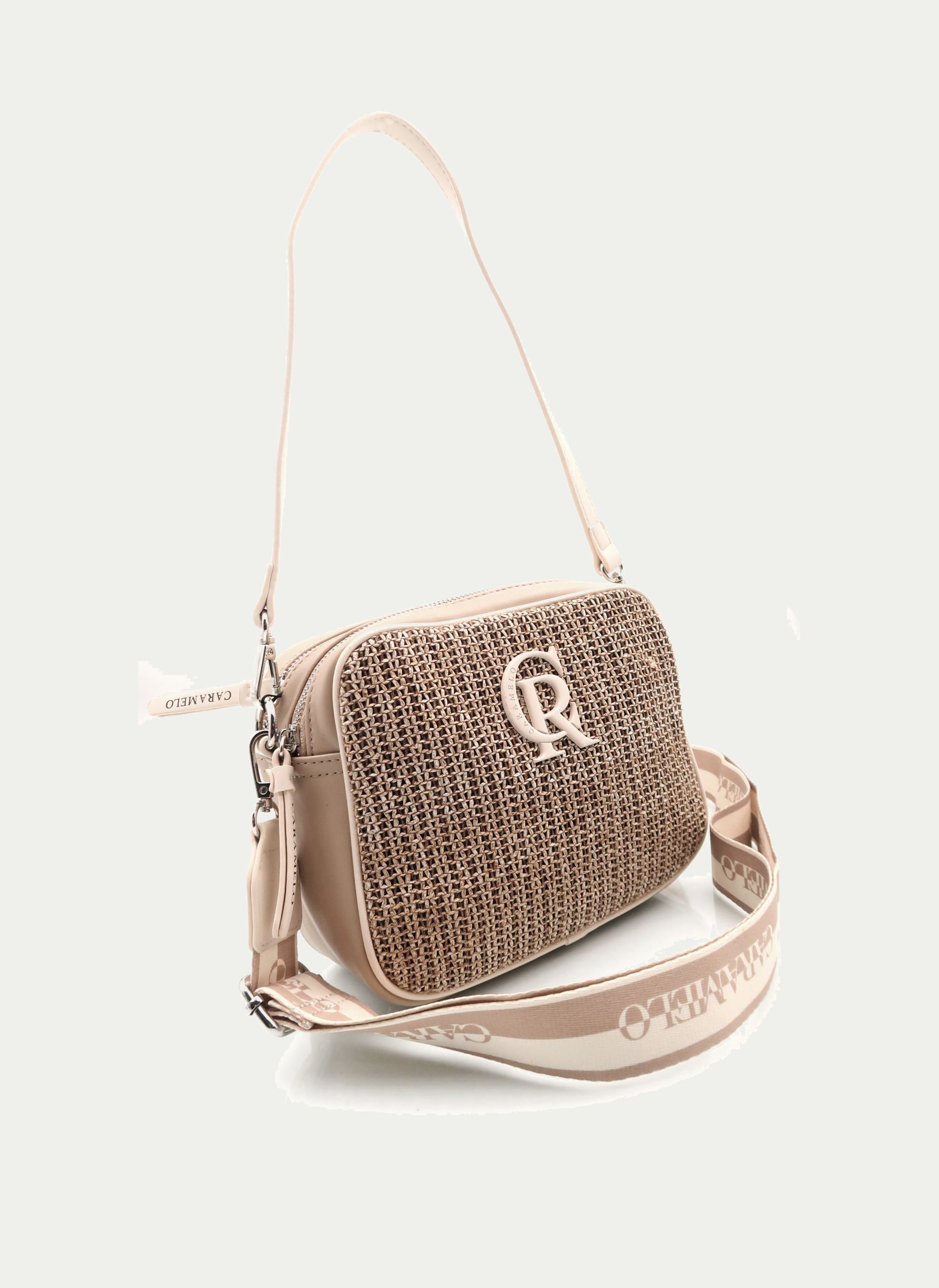 CARAMELO ® NAYMA. Bandolera Rafia