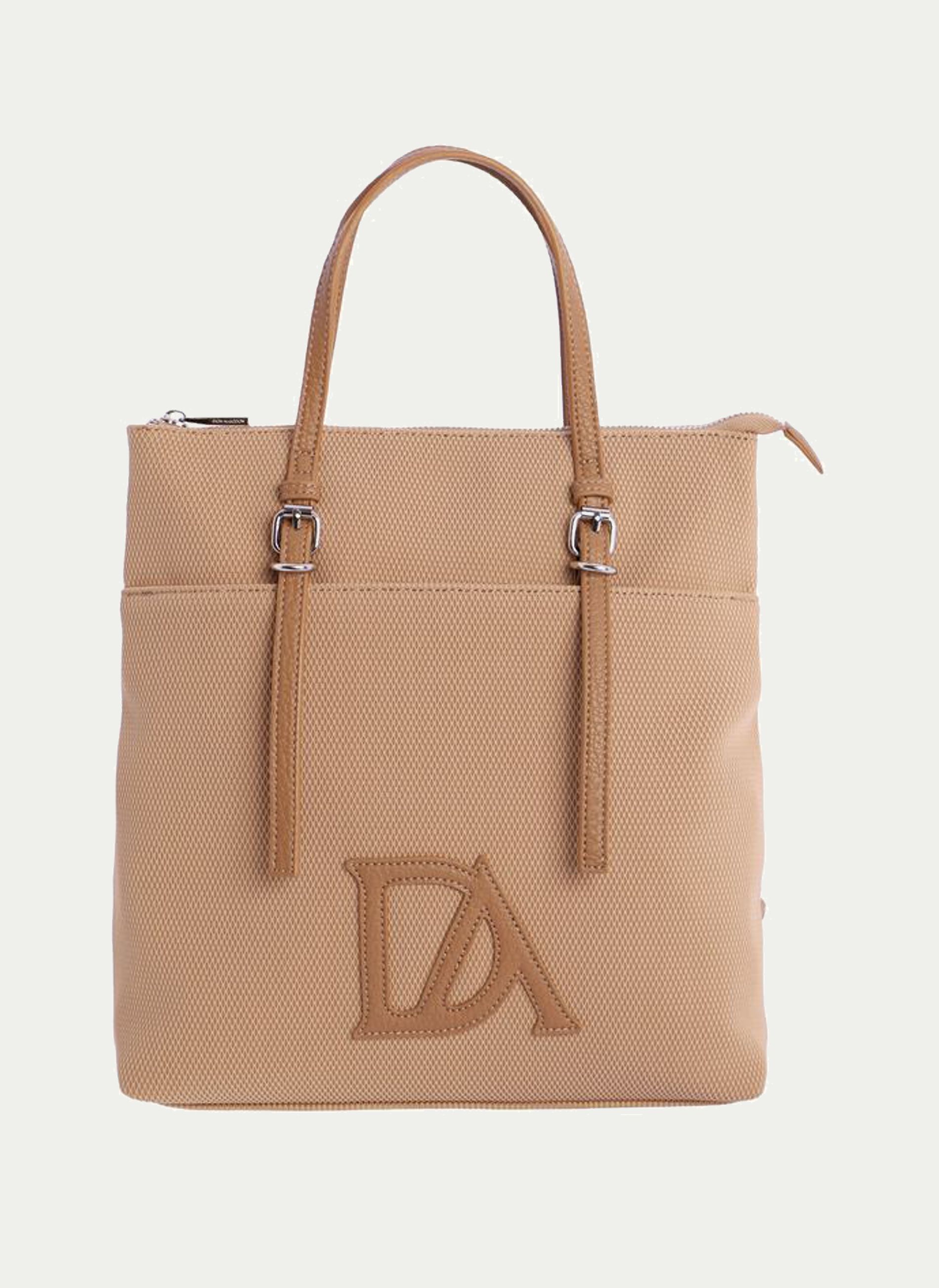 don algodon ® Bolso Shopper Liso Rejilla