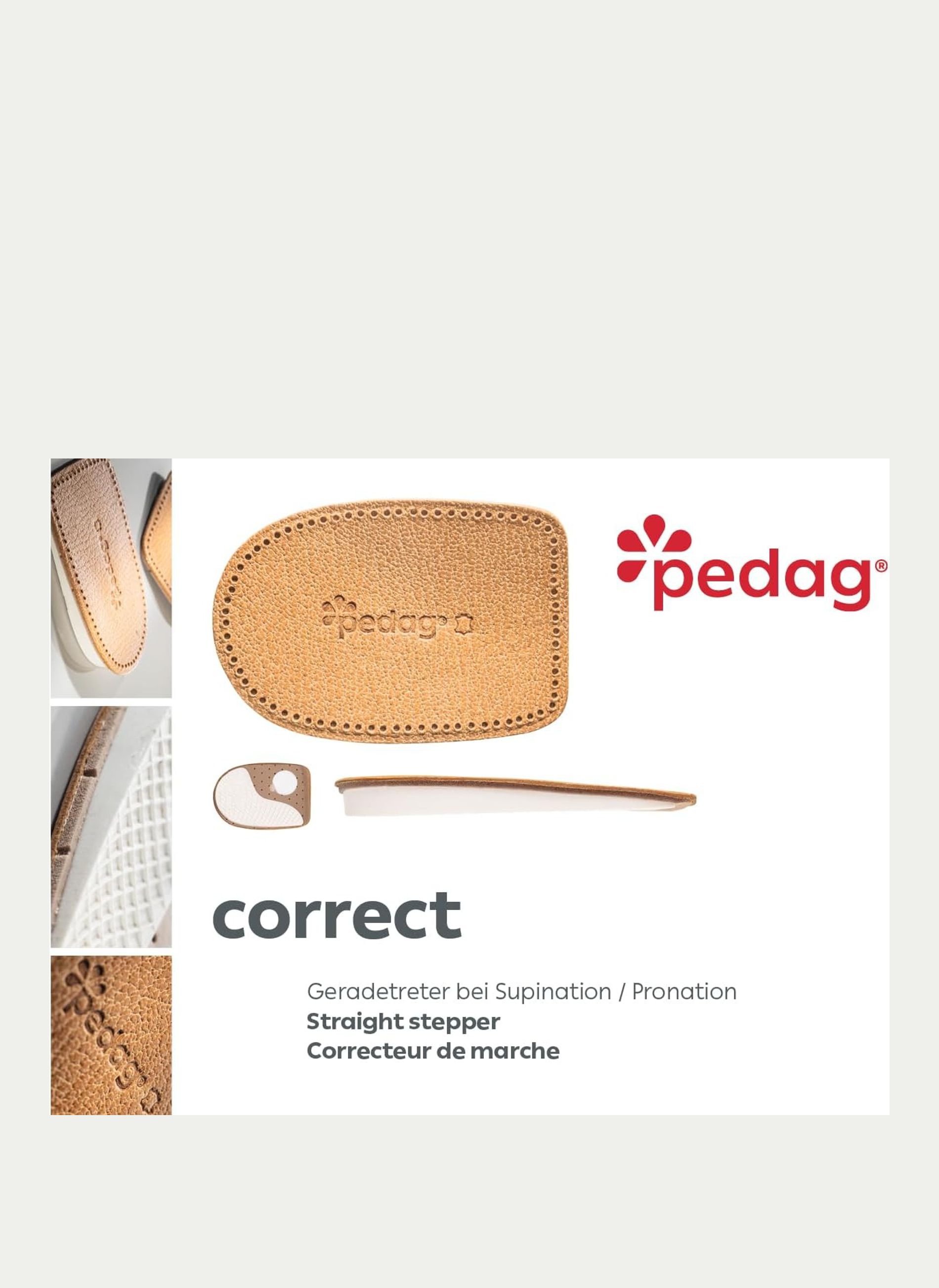 pedag ® CORRECT. Talonera Supinación o Pronación