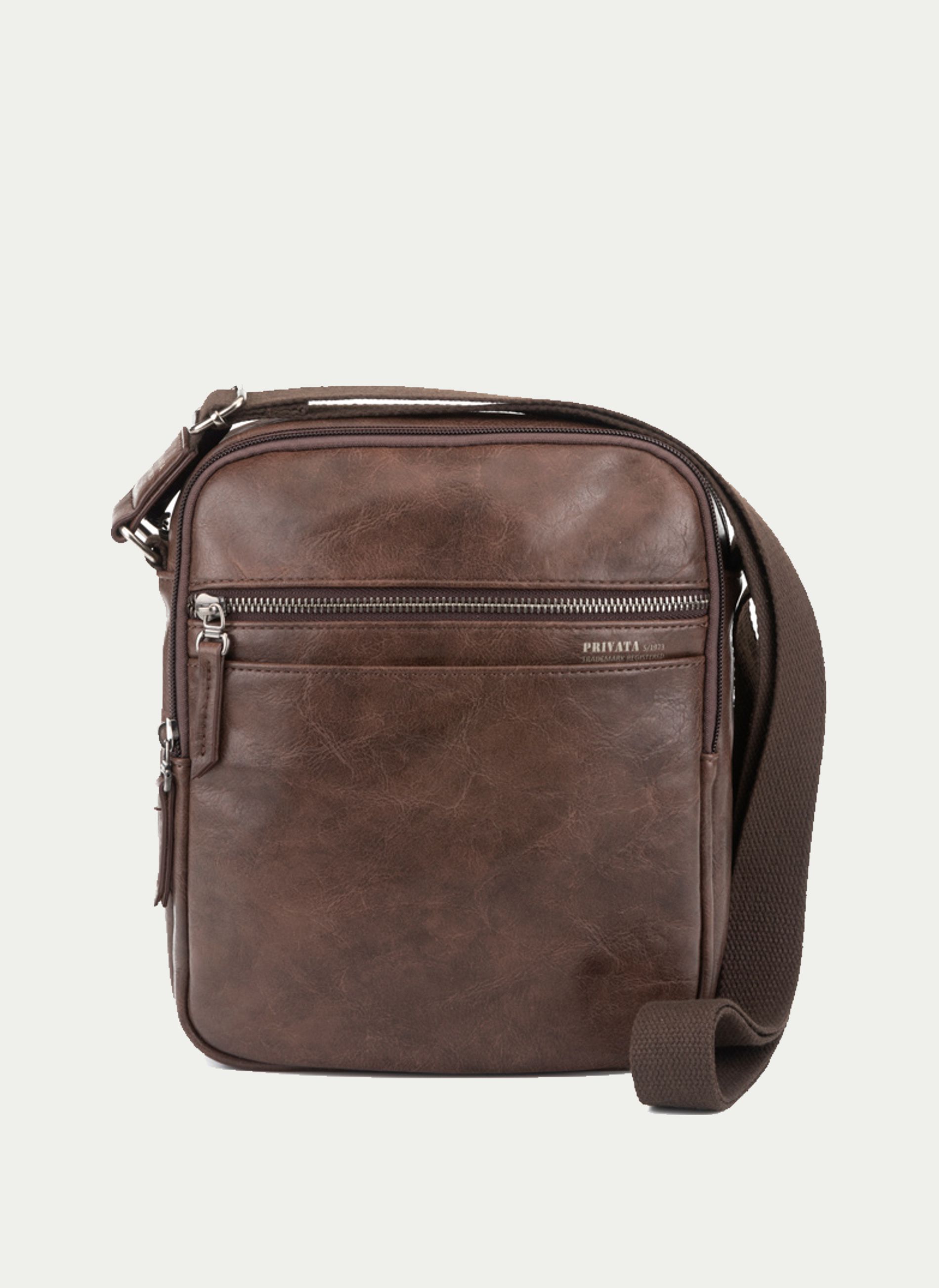 PRIVATA ® Bandolera hombre Ecopiel Move 25x20x7