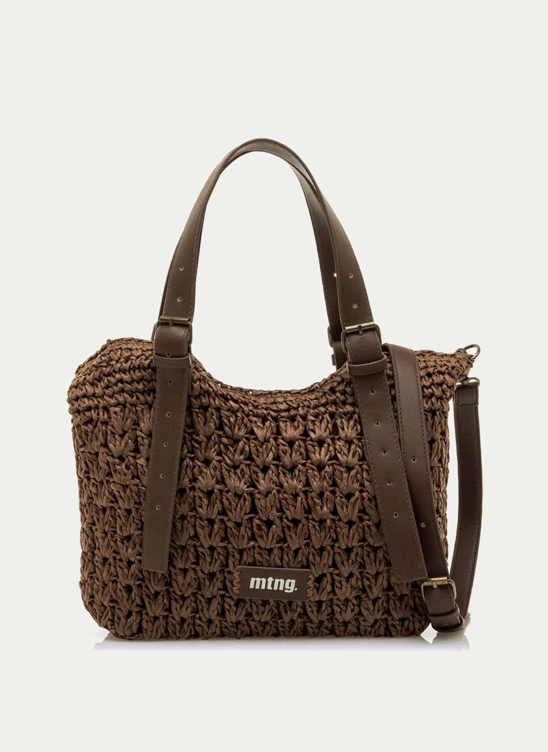 mtng ® HILO. Bolso Tote Rafia