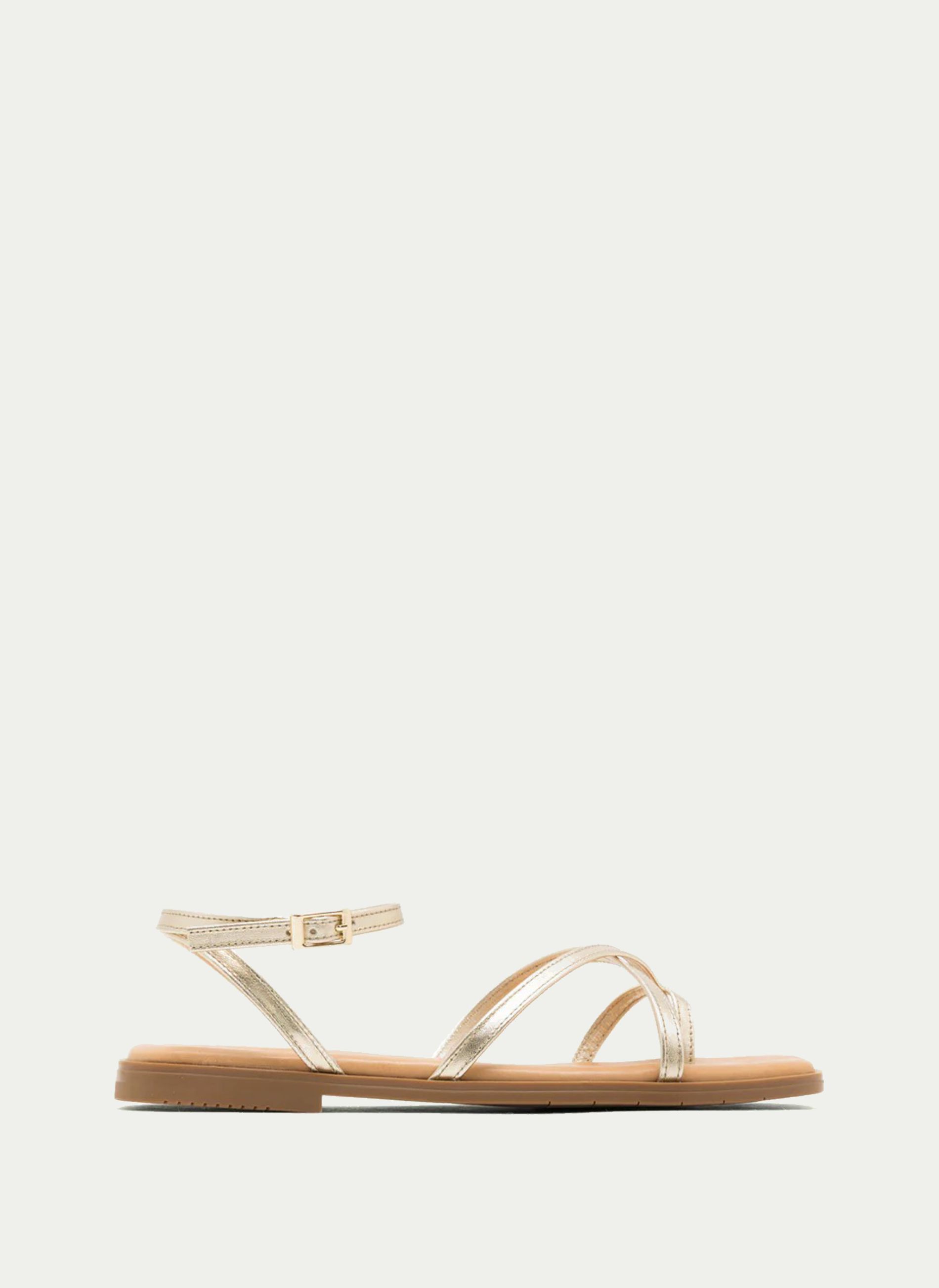 porronet ® PLATA. Sandialia Gilda Tiras Dedo Bianca