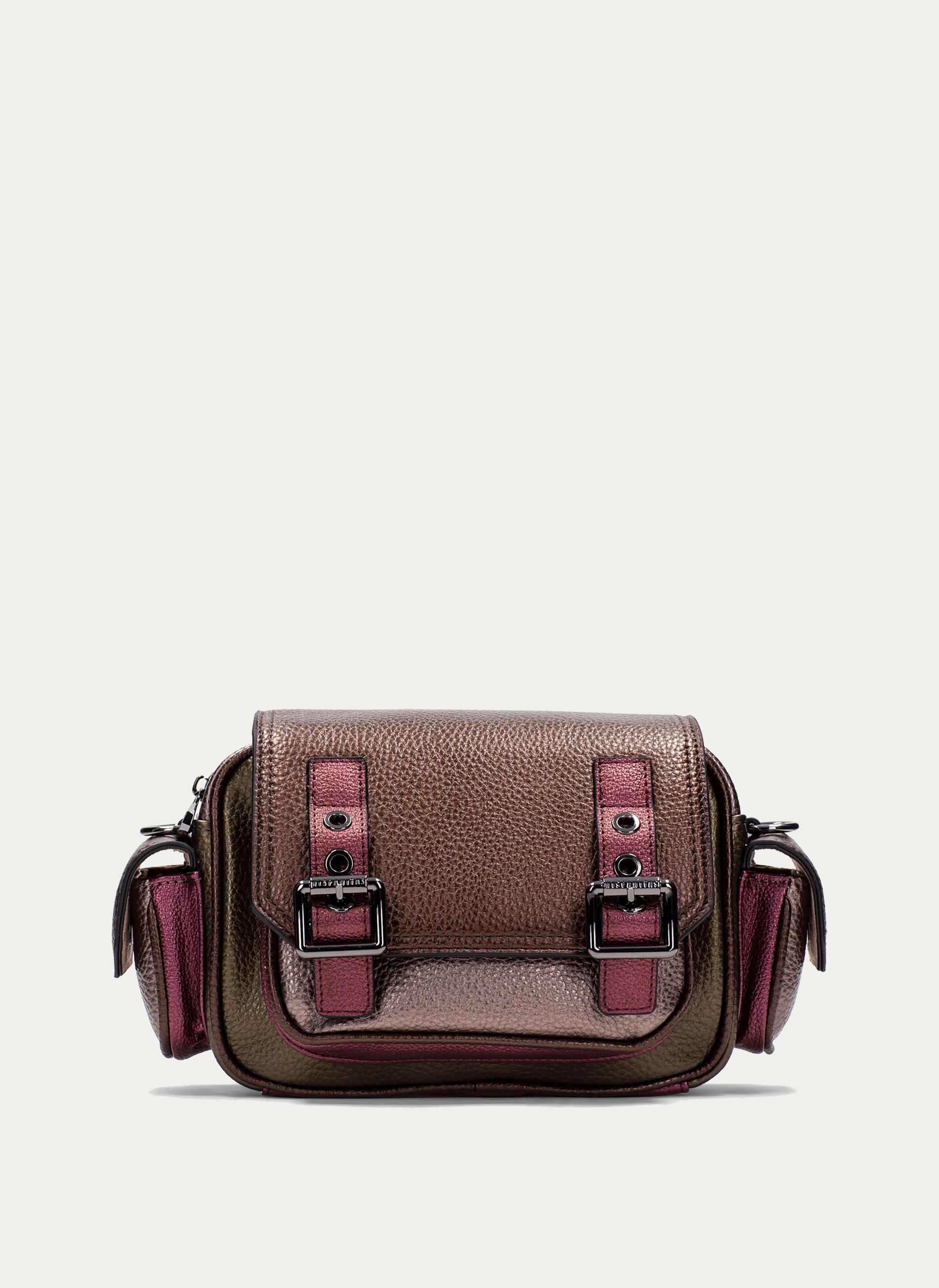 HISPANITAS ® Bandolera Solapa Combi Bolsillos Laterales Samba