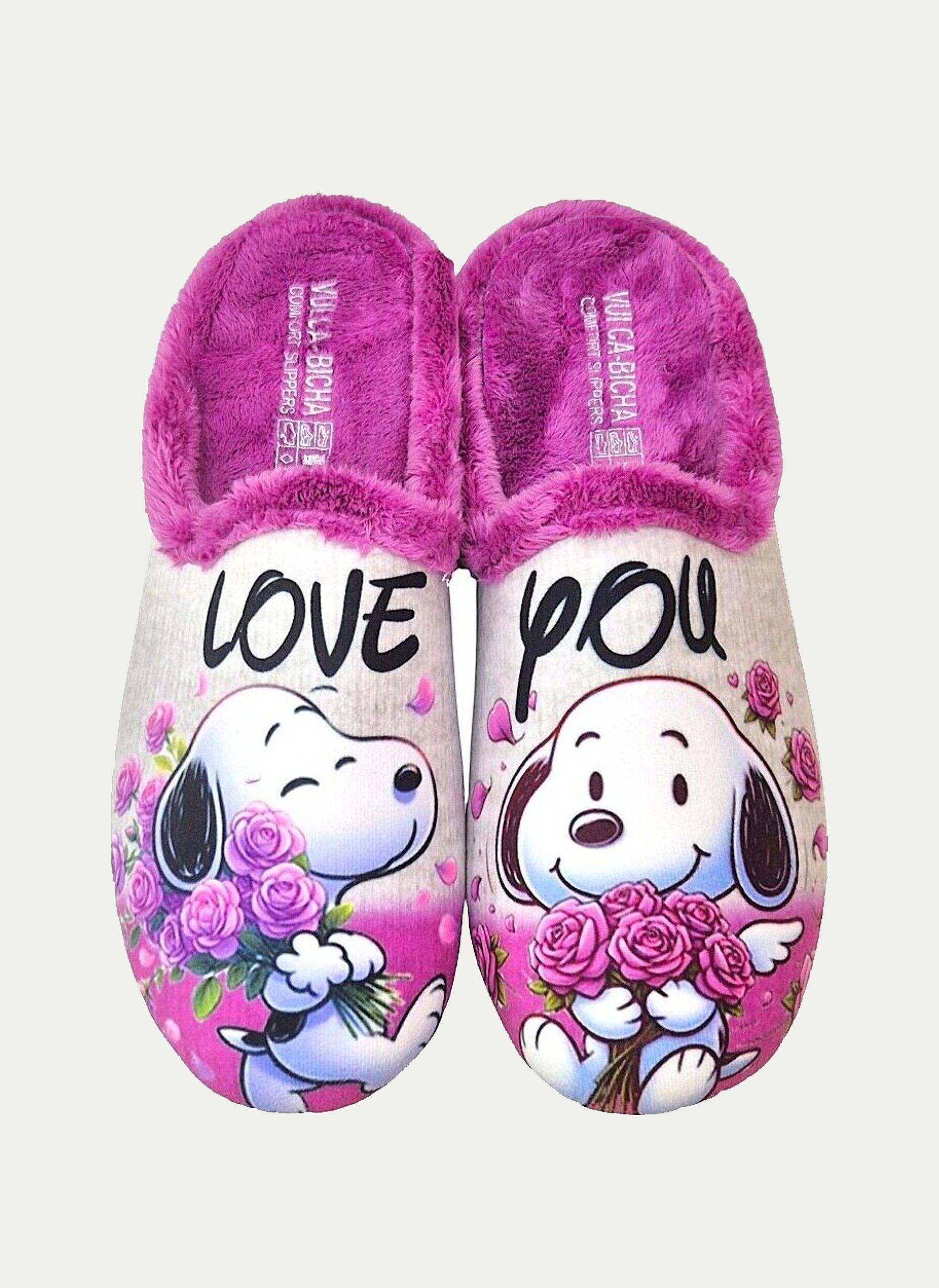 VULCA-BICHA ® Chinela Perritos 'Love You' Grenoble