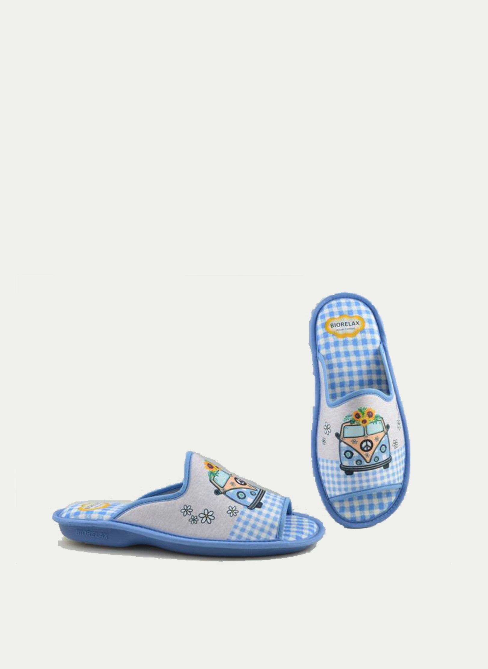 BIORELAX ® Zapatilla de Pala Caravana - Cuadros BR