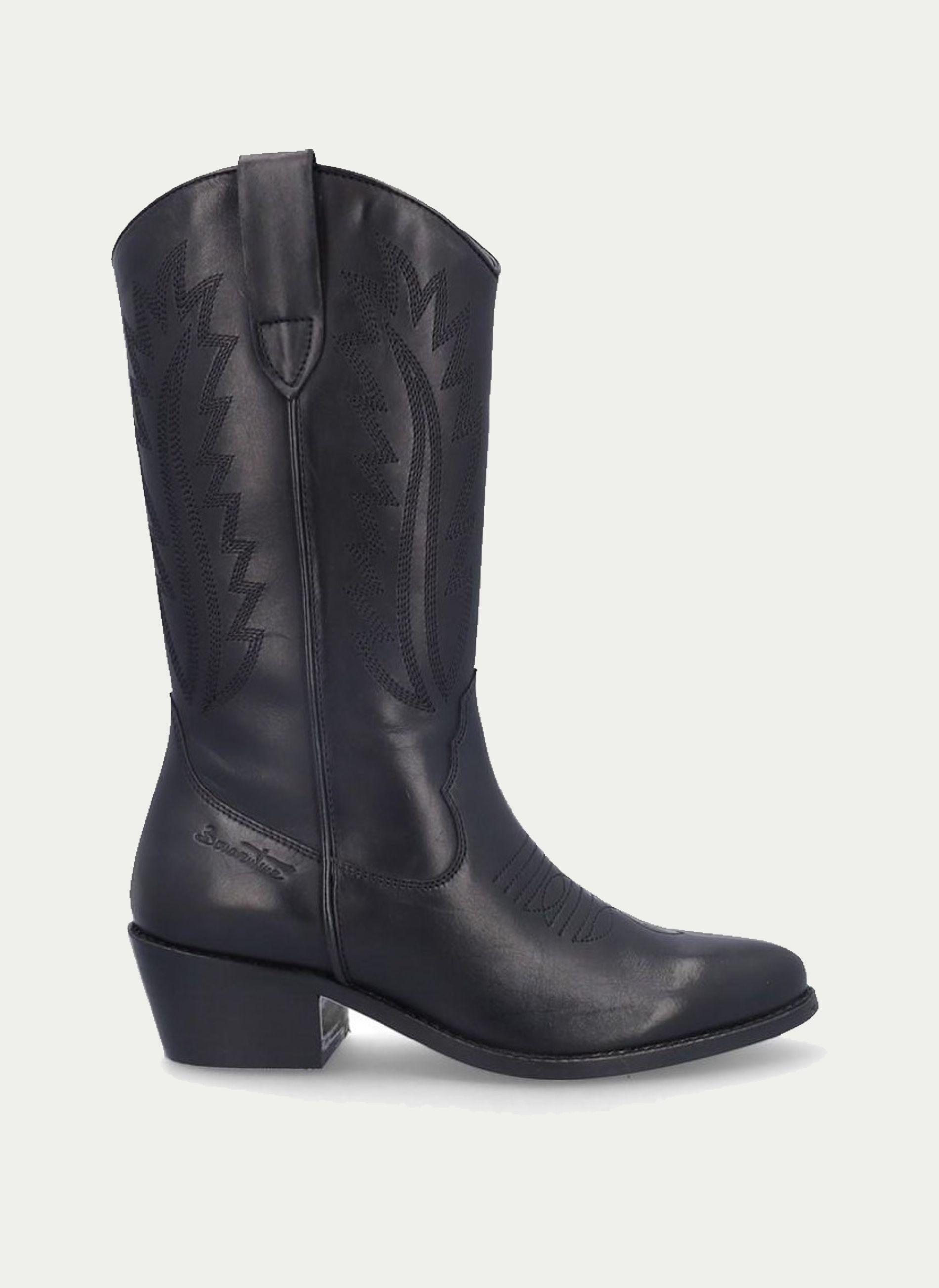 BONAVENTURE ® Bota Tejana Tacón Bajo