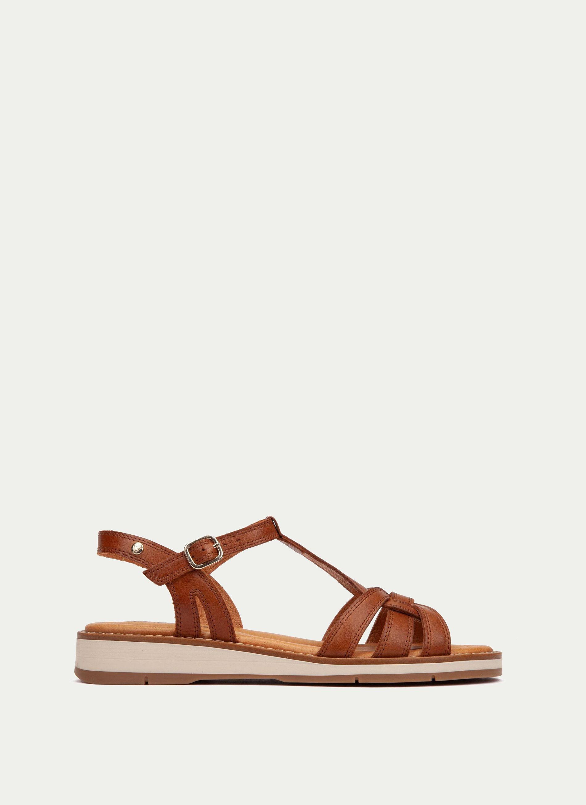 PIKOLINOS ® Sandalia Cruzada Lisa Roquetas
