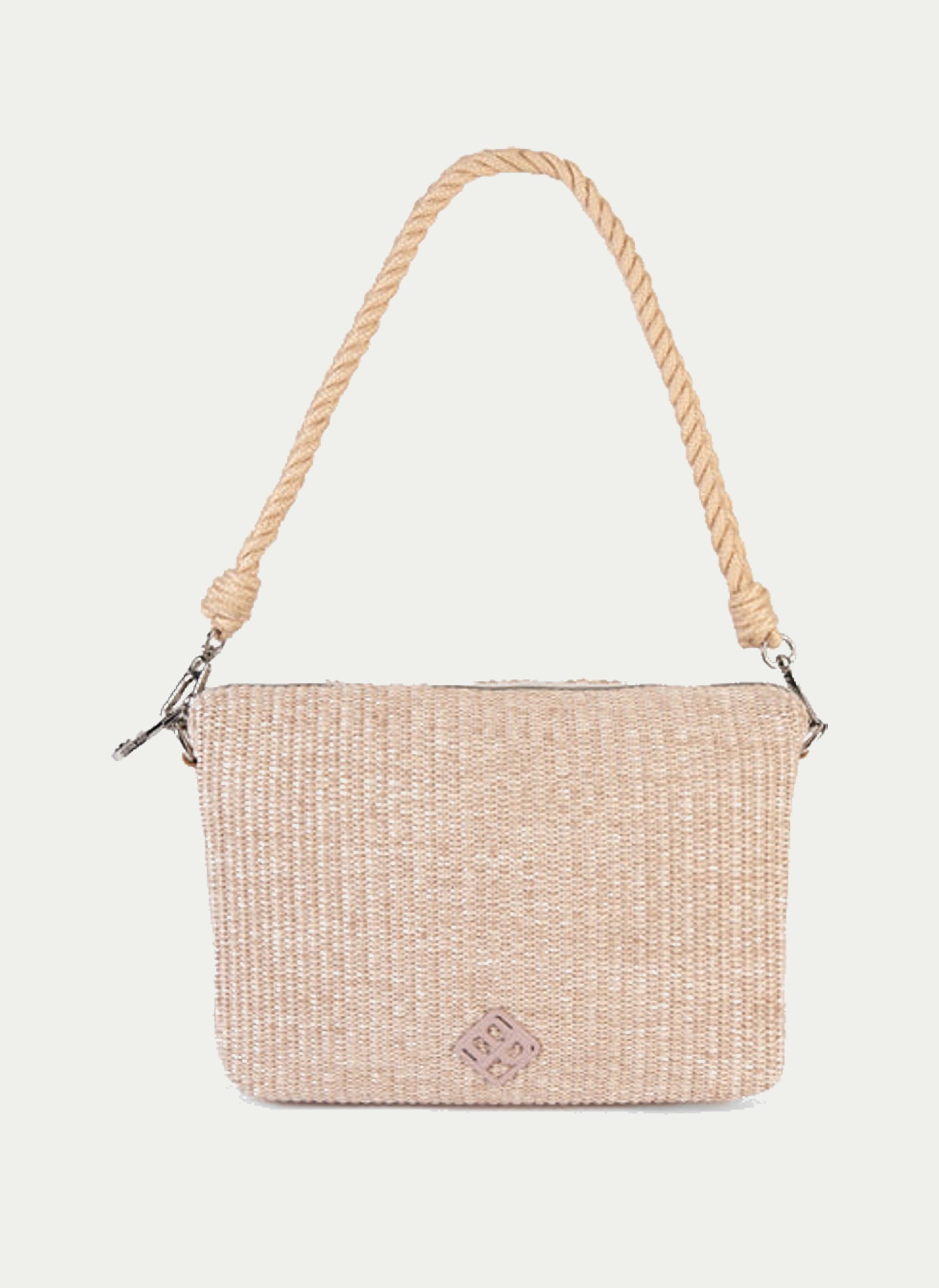 PEPE moll ® SYLVIE. Bolso Hombro Rafia