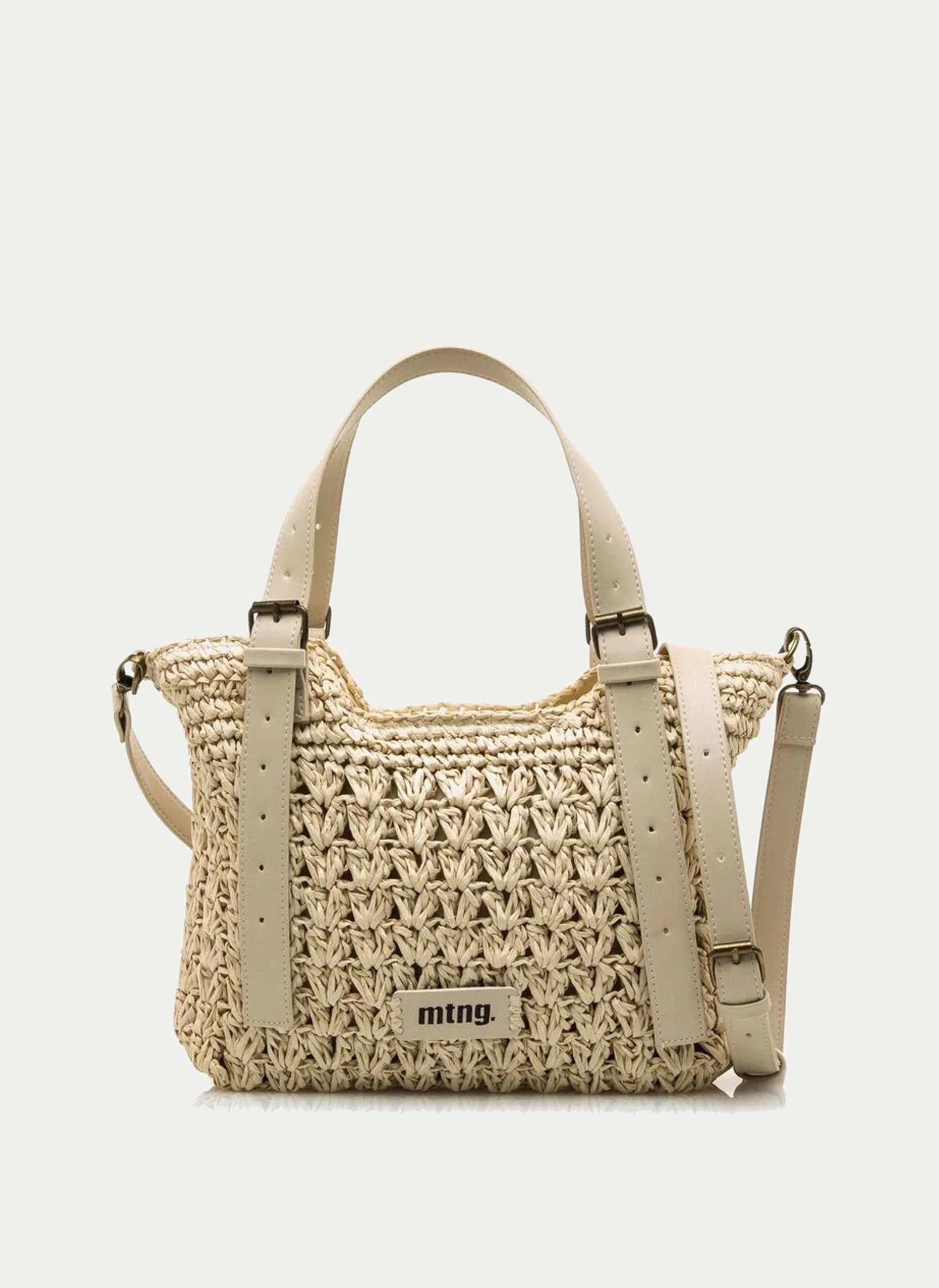mtng ® HILO. Bolso Tote Rafia