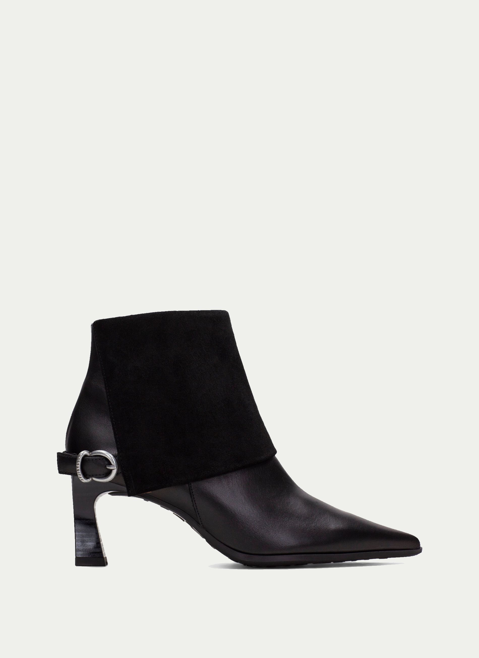 HISPANITAS ® Botin Paris con Hebilla y Caña Vuelta