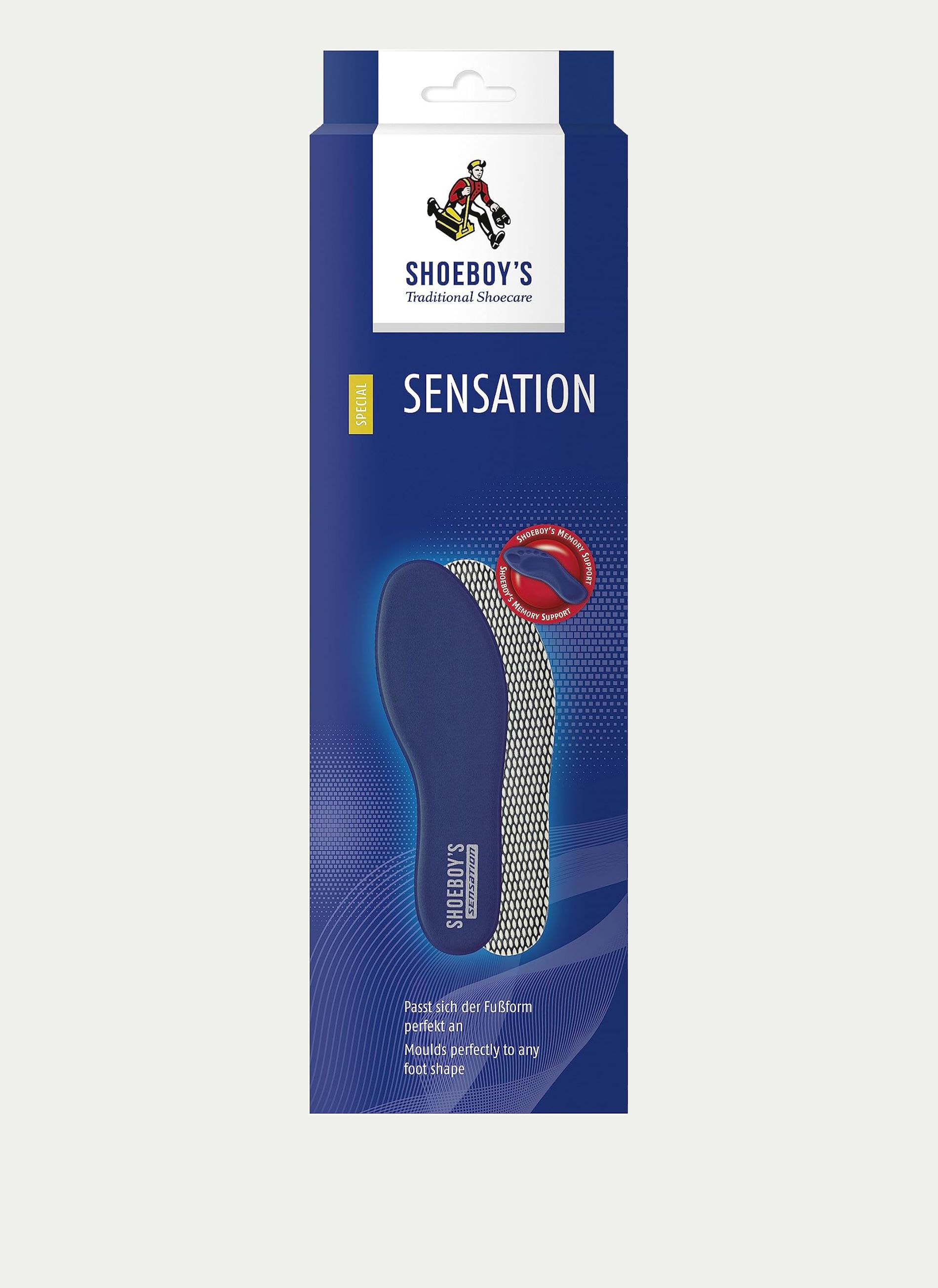SHOEBOY'S ® MEMORY SENSATION. Plantilla Memory Foam y Carbón Activado